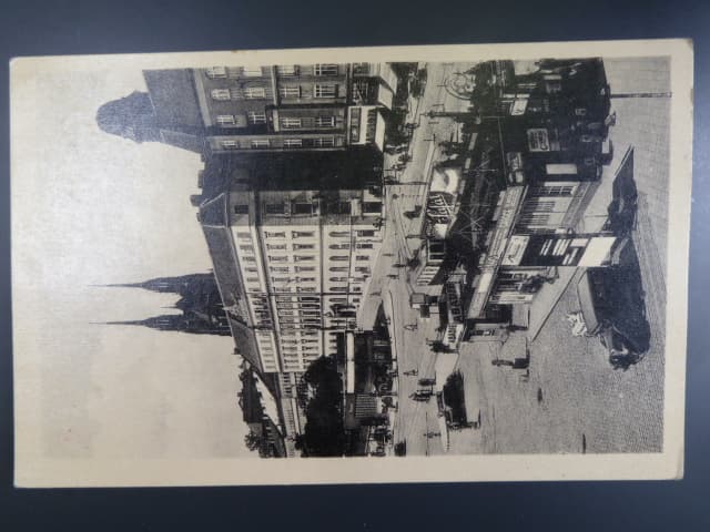 Brno, Nádraží., prošlá 1947