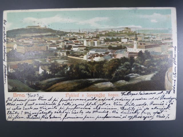 Brno, pohl. z Červeného kopce, prošlá 1903