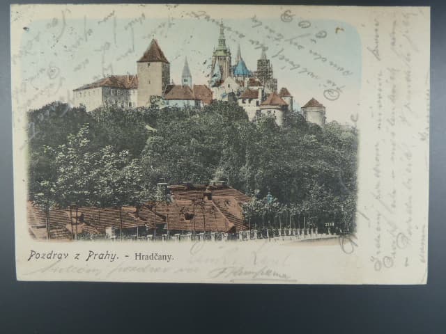 Praha Hradčany, prošlá 1904