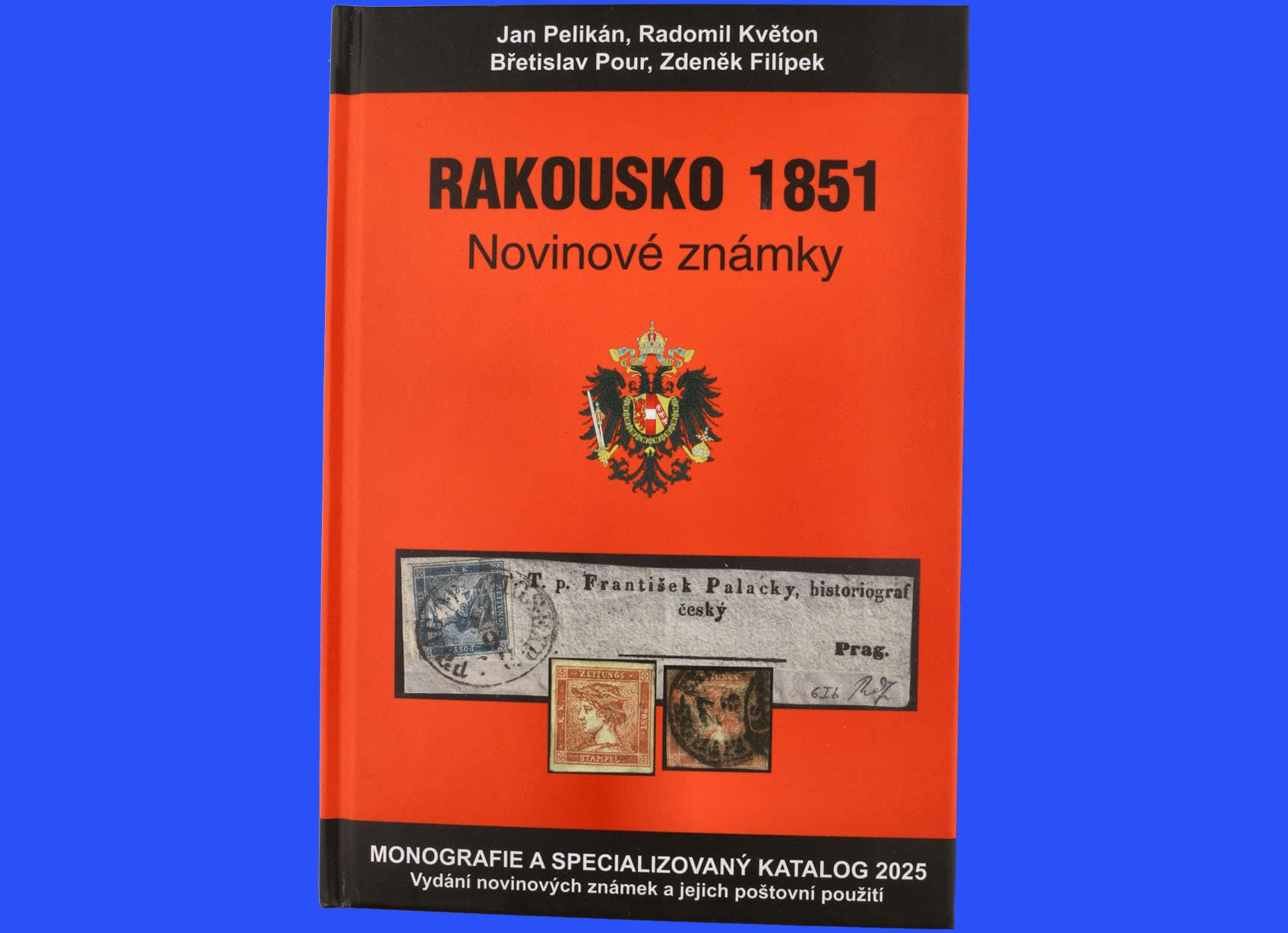 Monografie a specializovaný katalog Rakousko 1851, Novinové známky