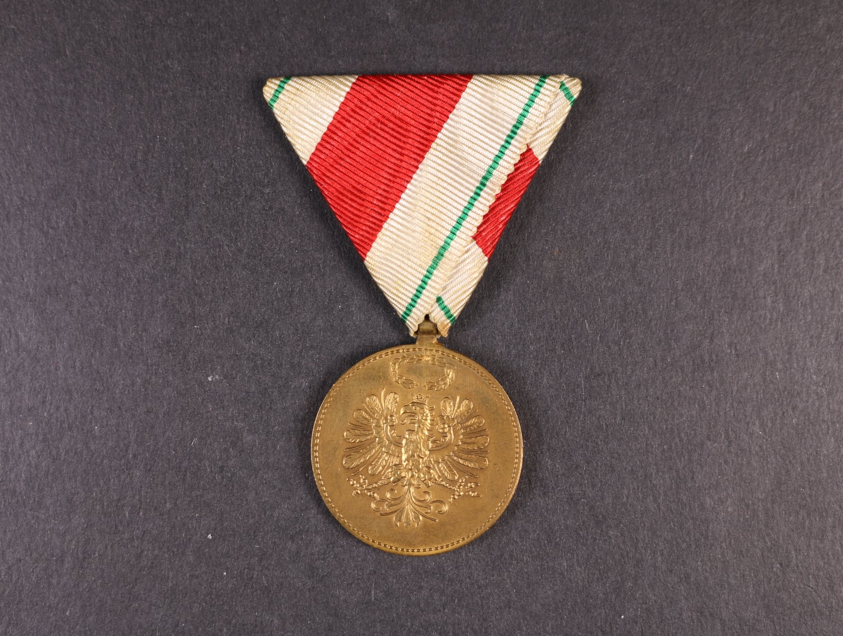 Tyrolská pamětní medaile na I. sv. válku z r. 1928, původní stuha