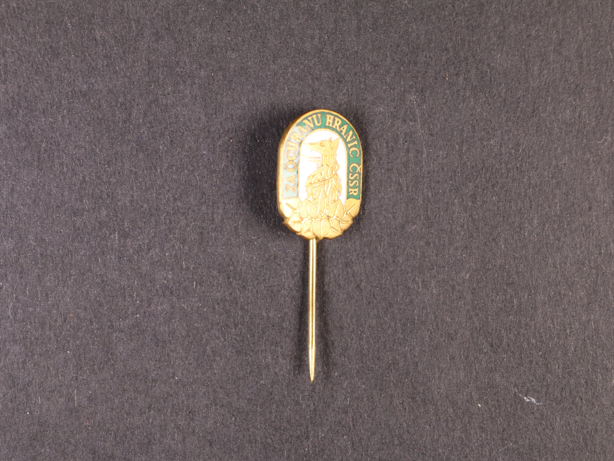 Miniatura odznaku Za ochranu hranic ČSSR, výrobce Zukov Praha