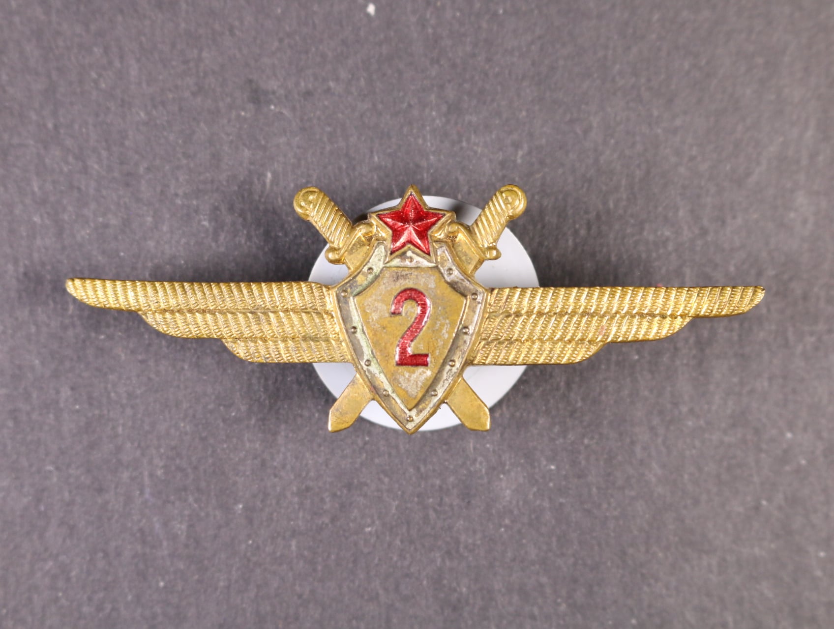 Odznak třídního specialisty letectva 1954-68. Pilot 2tř. č.1345