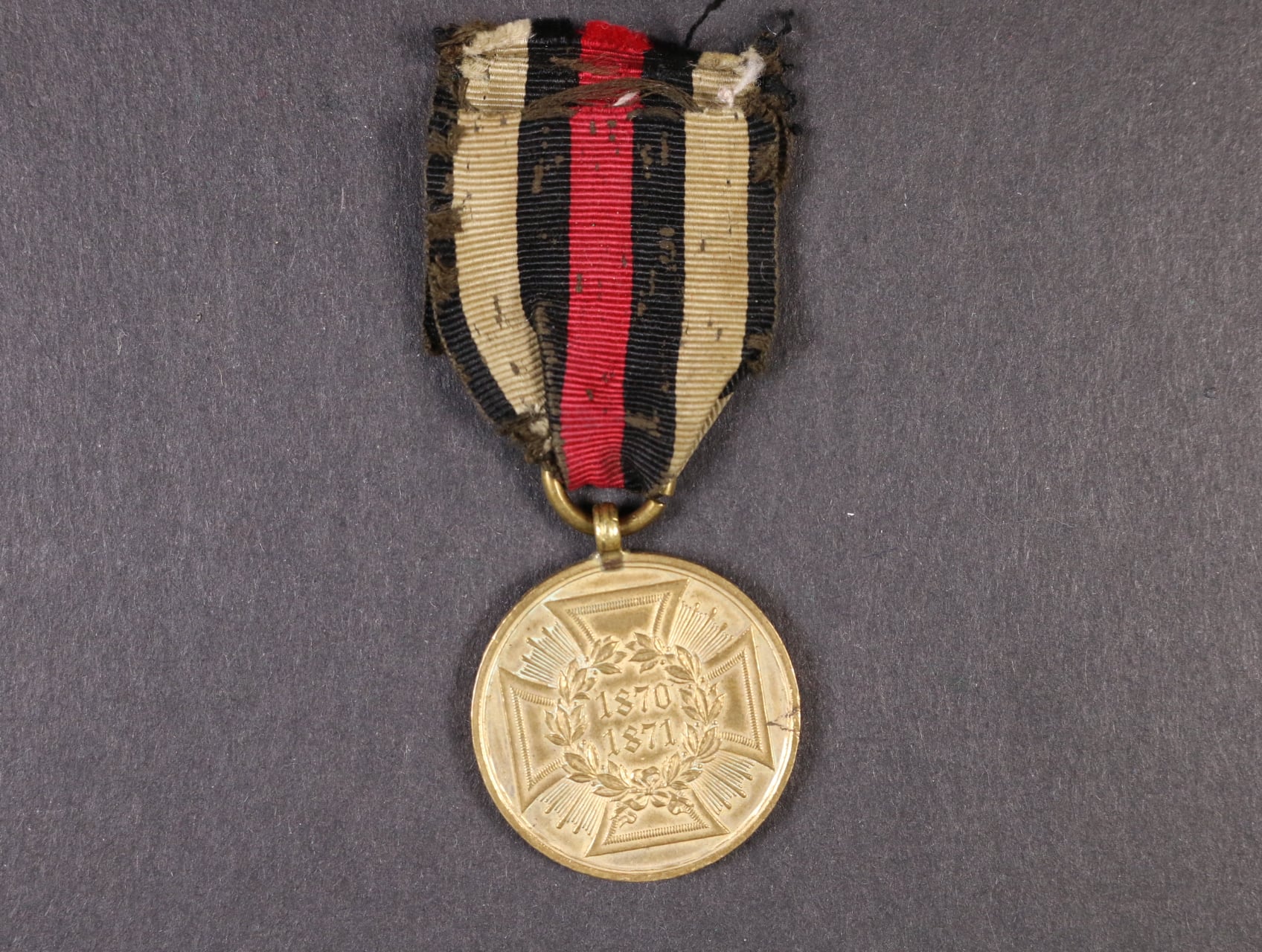 Válečná pamětní medaile 1870-71, na stuze pro bojovníky