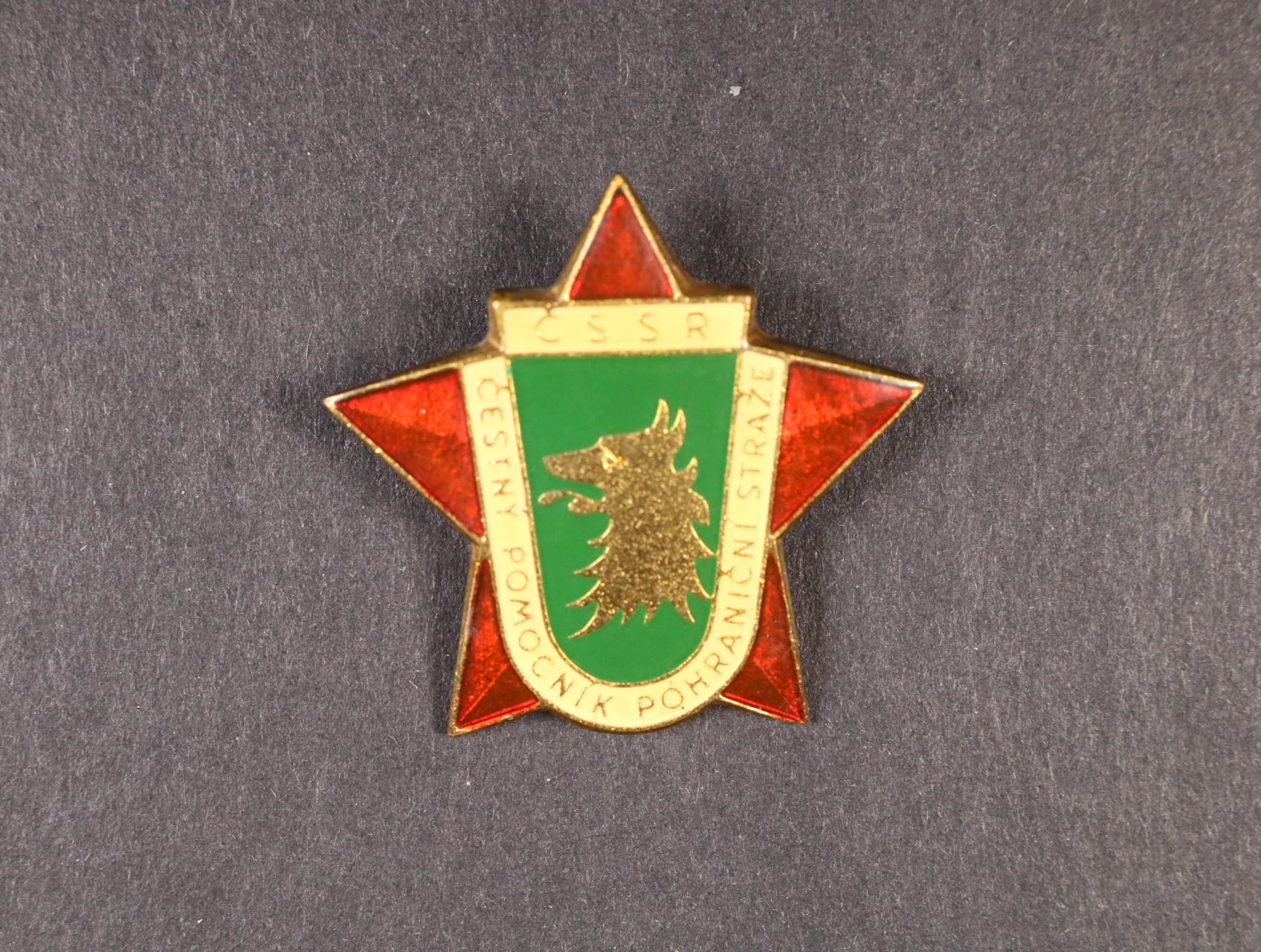Odznak čestný pomocník pohraniční stráže, starší provedení, výrobce M.K.