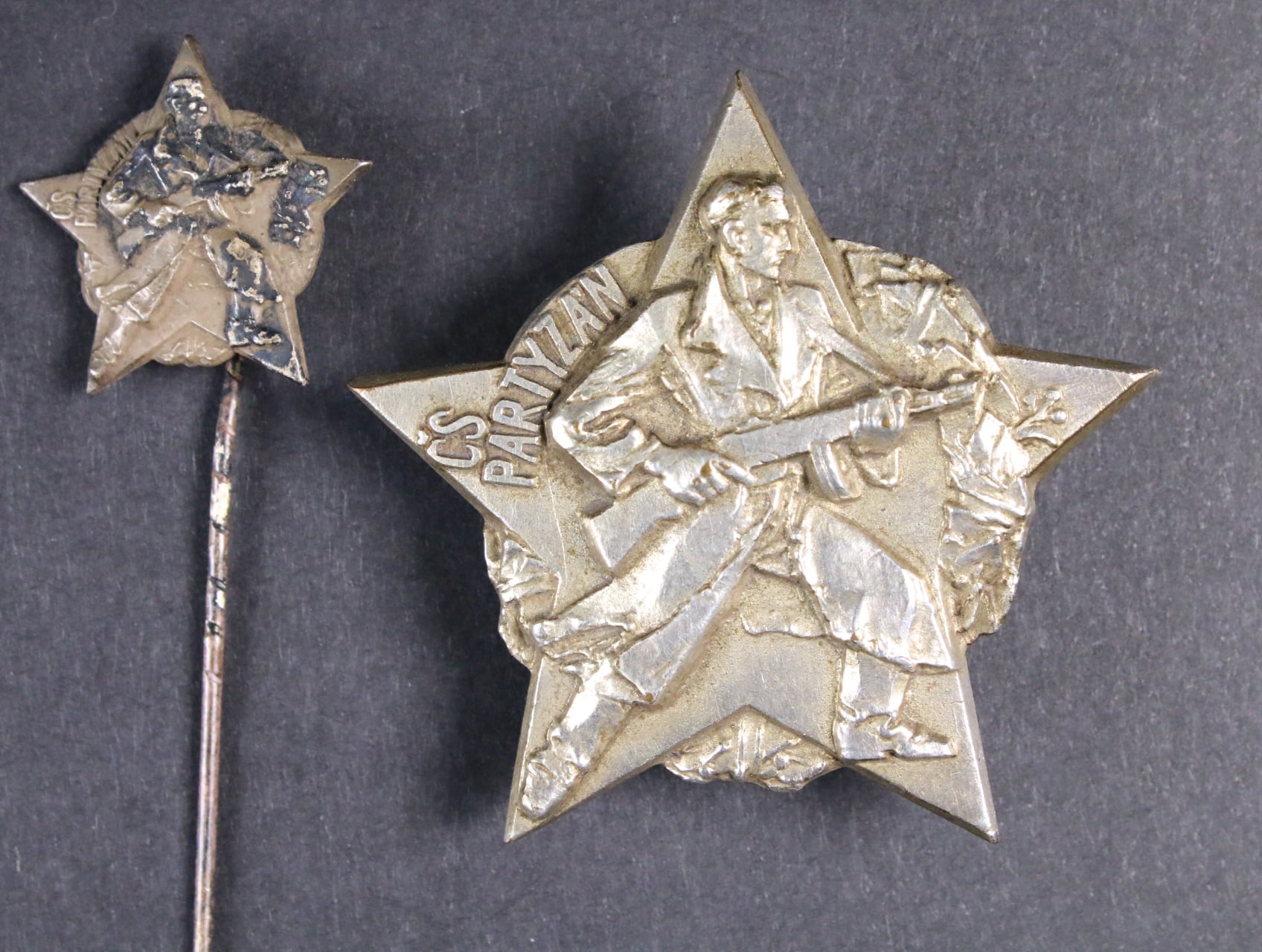Hvězda československého partyzána + miniatura