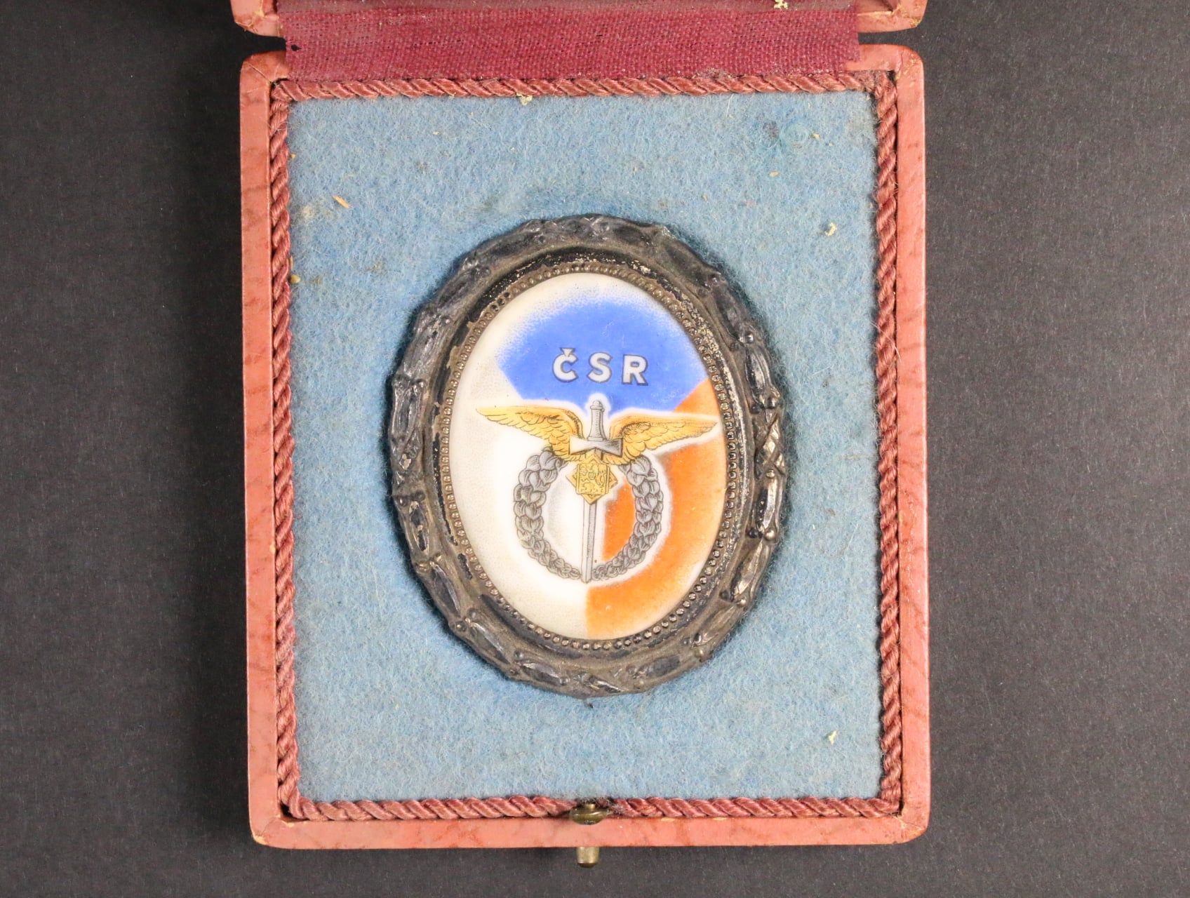 Pamětní plaketa Národní letecké sbírky 1946 v originální etui, 1 ks.