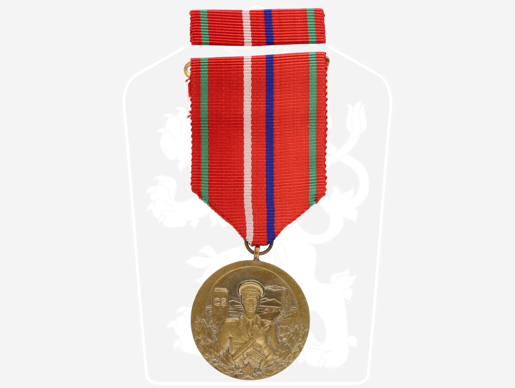 Medaile - Za zsáluhy o ochranu hranic ČSSR