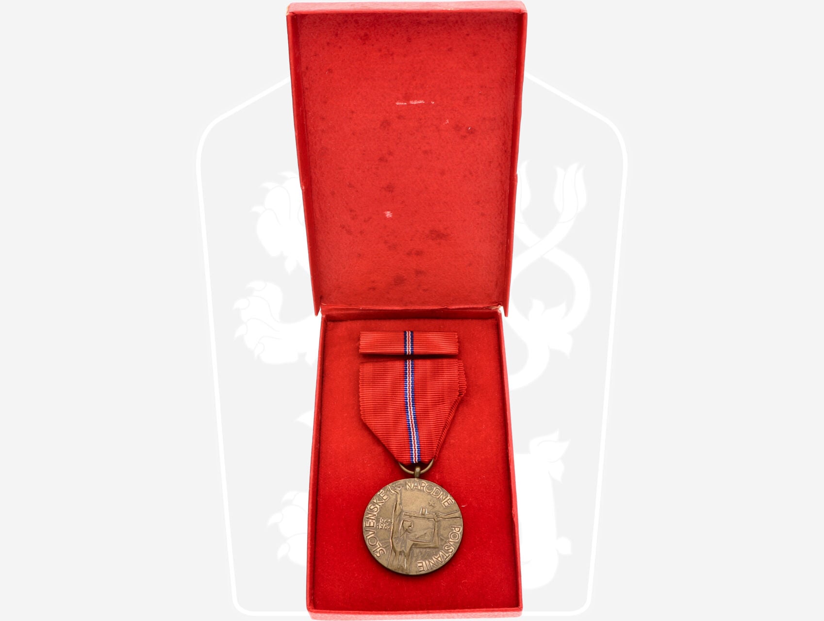 Pamětní medaile k 20. výročí SNP, etue