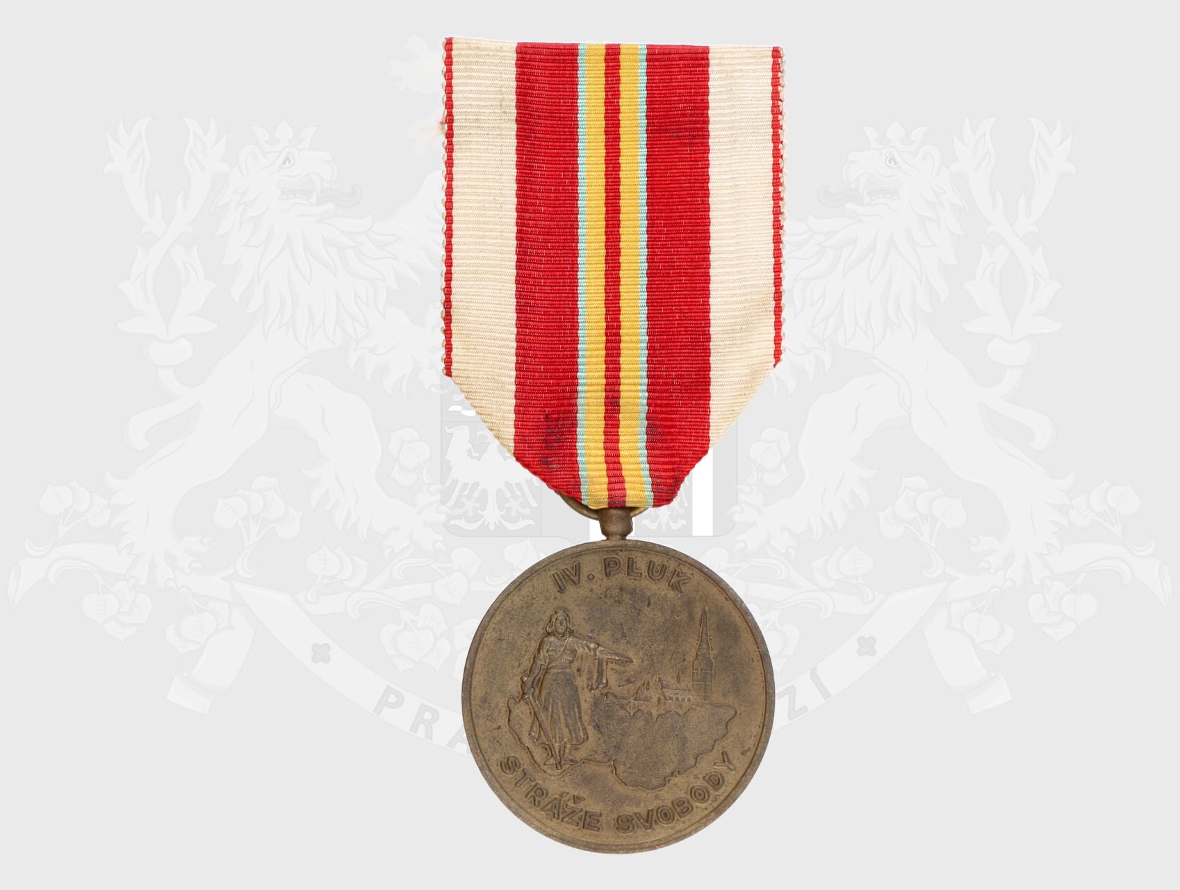 Bronzová medaile IV. pluku Stráže svobody