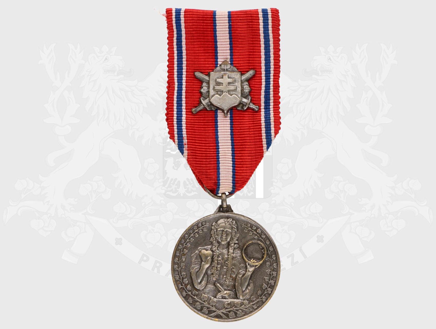 Pamětní medaile - za věrnost a brannost, postříbřená