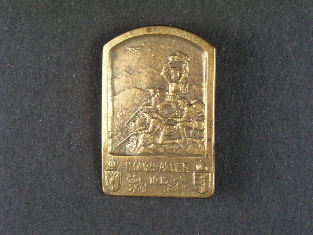 Čepicový odznak Isonzo Armee 1915
