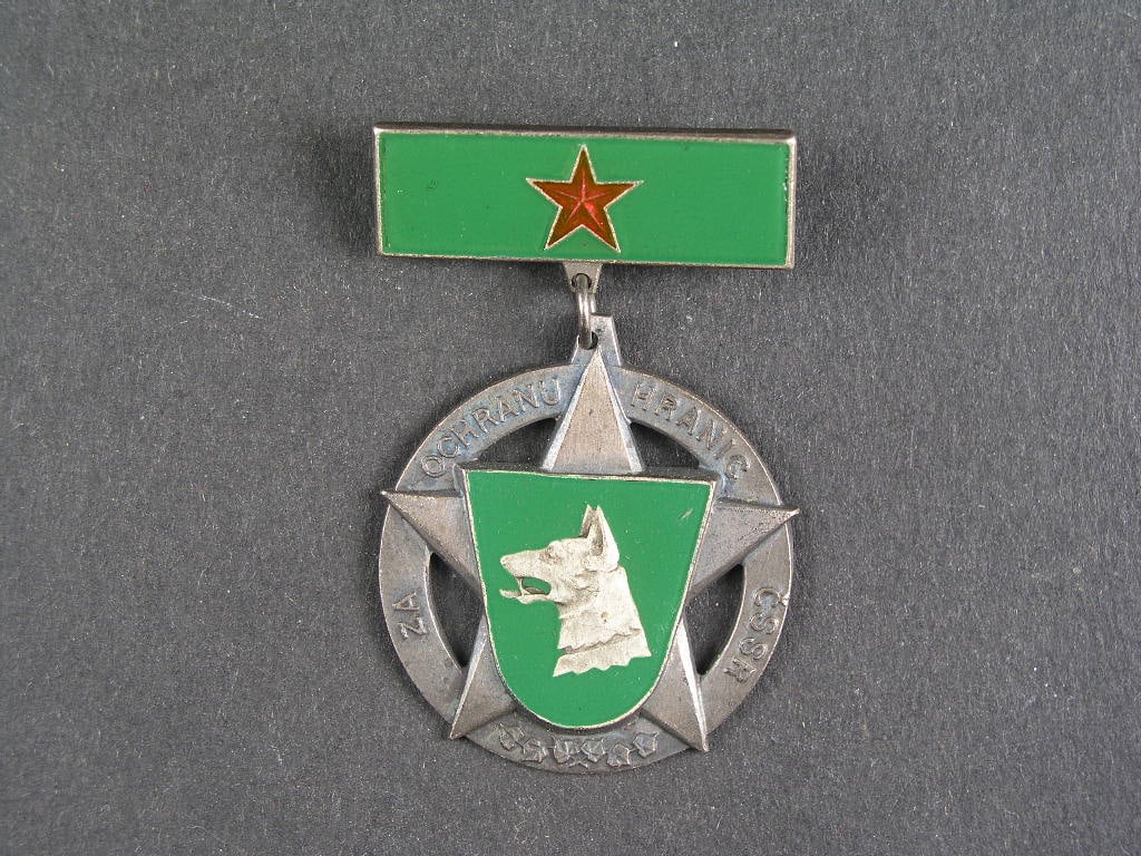 Čestný odznak Za ochranu hranic ČSSR 2.stupeň, na jehlu