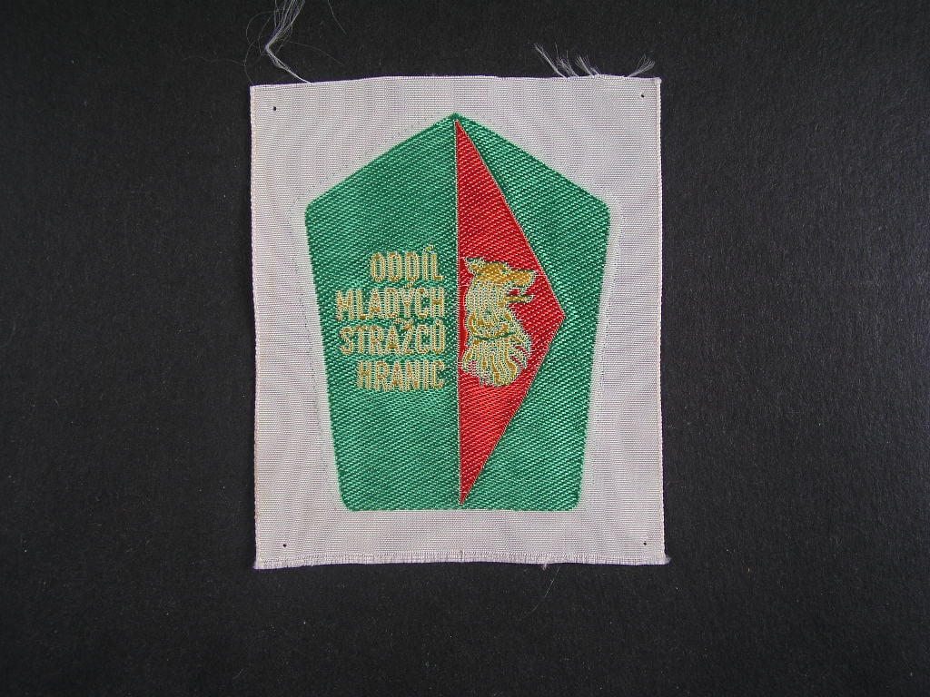 Nášivka oddílu mladých strážců hranic