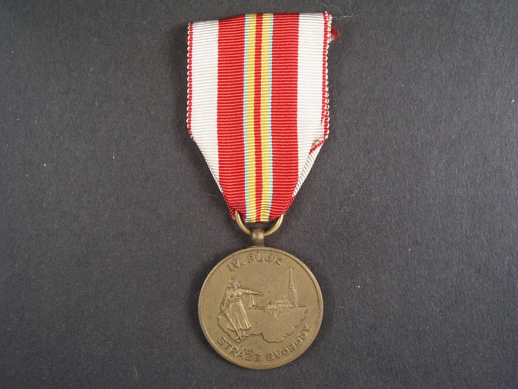 Bronzová medaile IV. pluku Stráže svobody