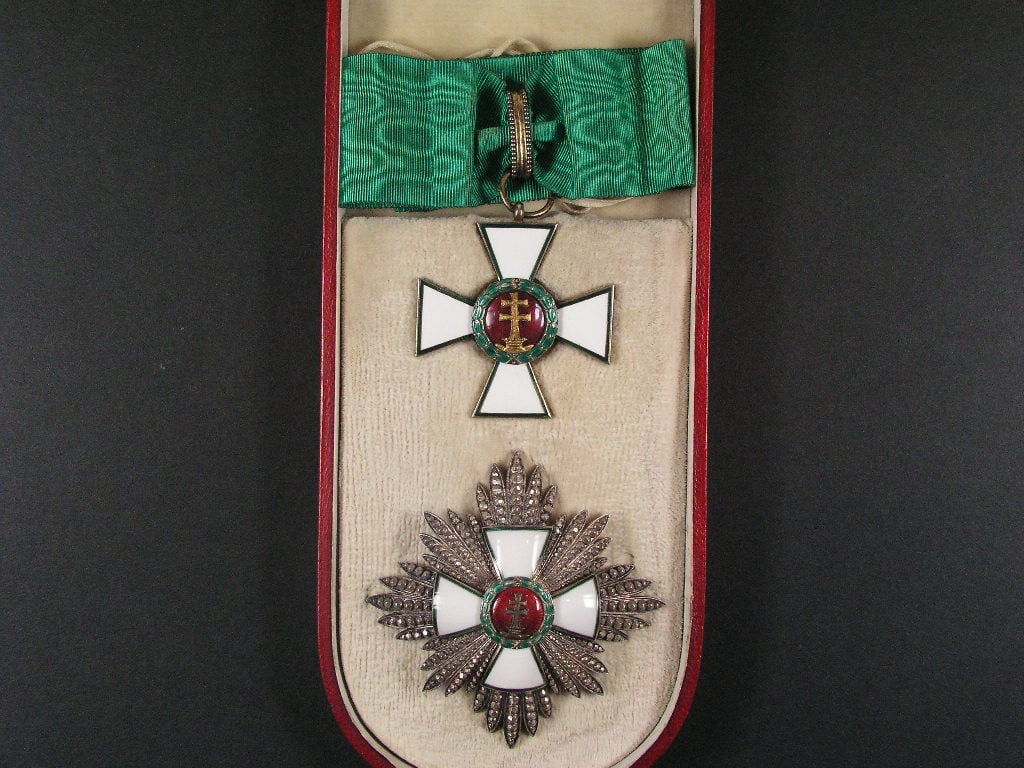 Řád za zásluhy 1939, komandér s hvězdou, originální etue