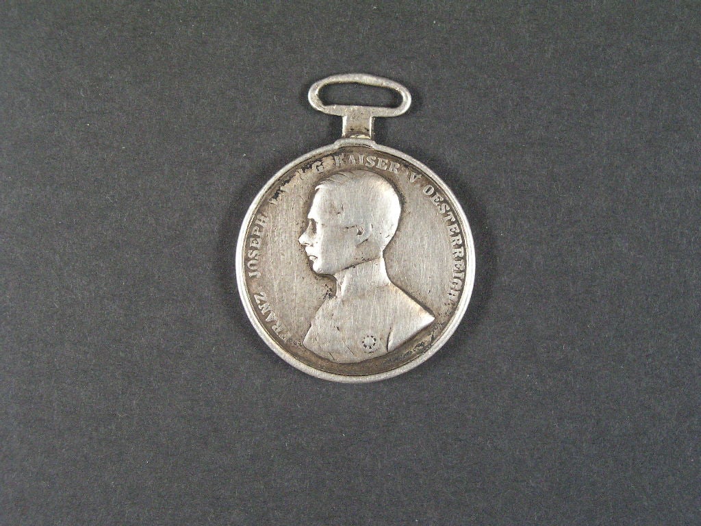 Stříbrná medaile za statečnost, 2. třídy 1859-66