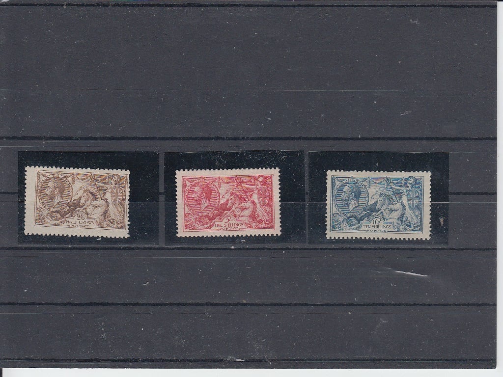 Sestava zn. Mi č. 141 II, 142 II a 143 III
