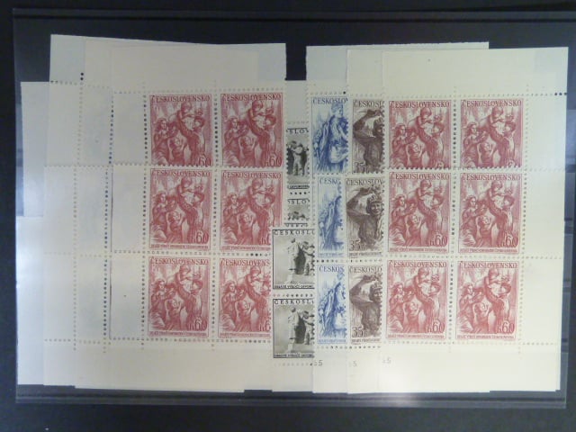 1955, zn. č. 821 - 824 miniatury