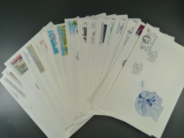 kompletní ročník obálek FDC 2013, kat. číslo 754 - 794, celkem 33 ks