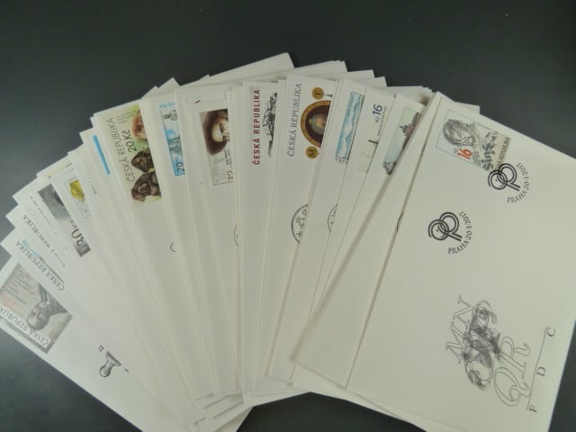 kompletní ročník obálek FDC 2017, kat. číslo 913 - 956, celkem 40 ks