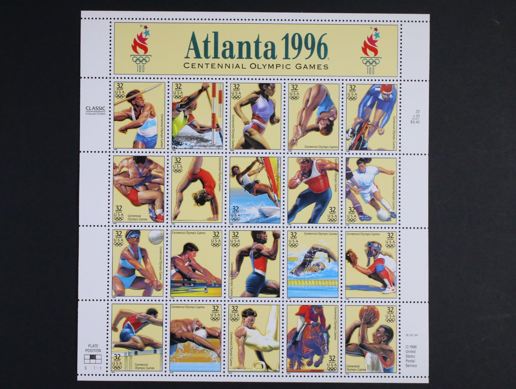 Zn. č. 2705-2724, TL Atlanta 1996