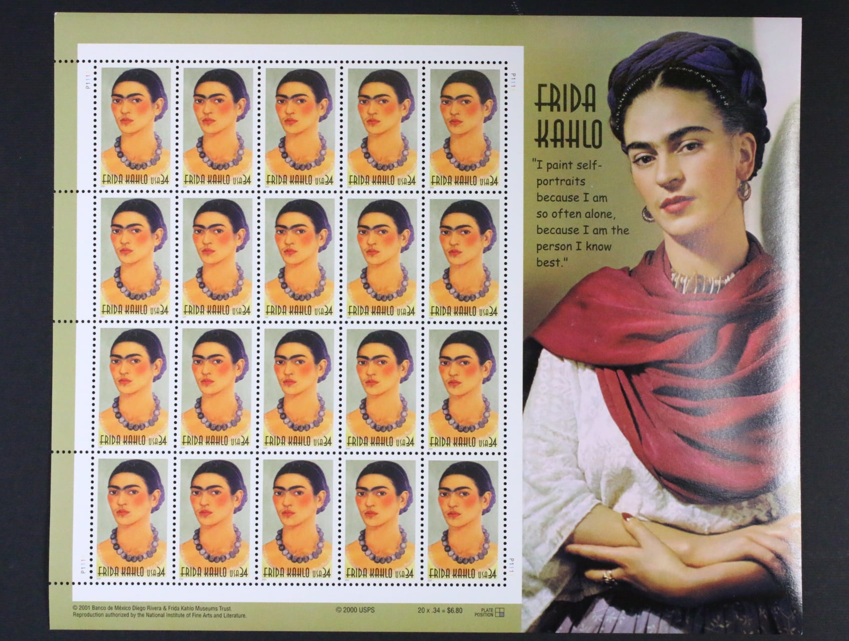 Zn. č. 3463, TL Frida Kahlo
