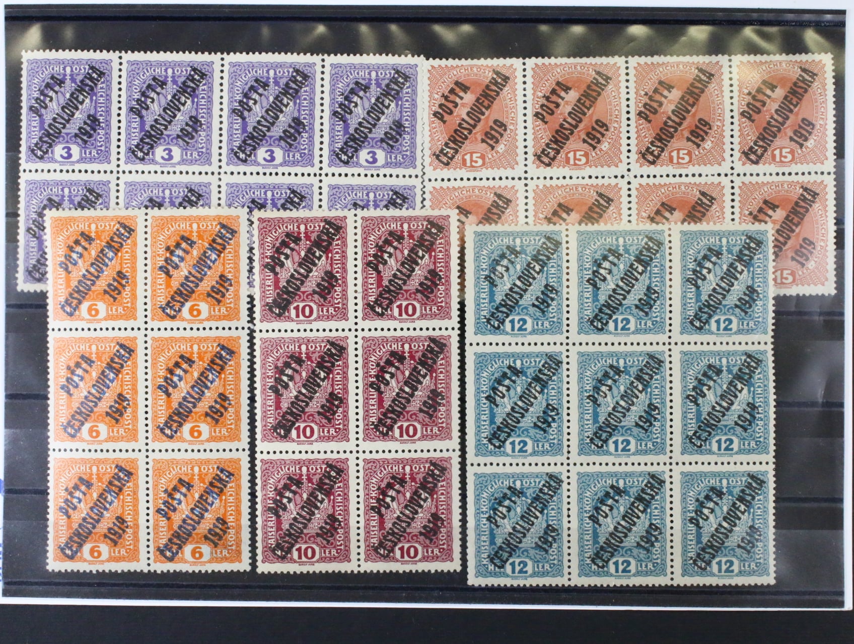 zn. č. 33 v 8mi-bloku, zn. 35 v 6ti-bloku, zn. 36 v 6ti-bloku, zn. 37 ve 12ti-bloku, zn. 38 v 8mi-bloku