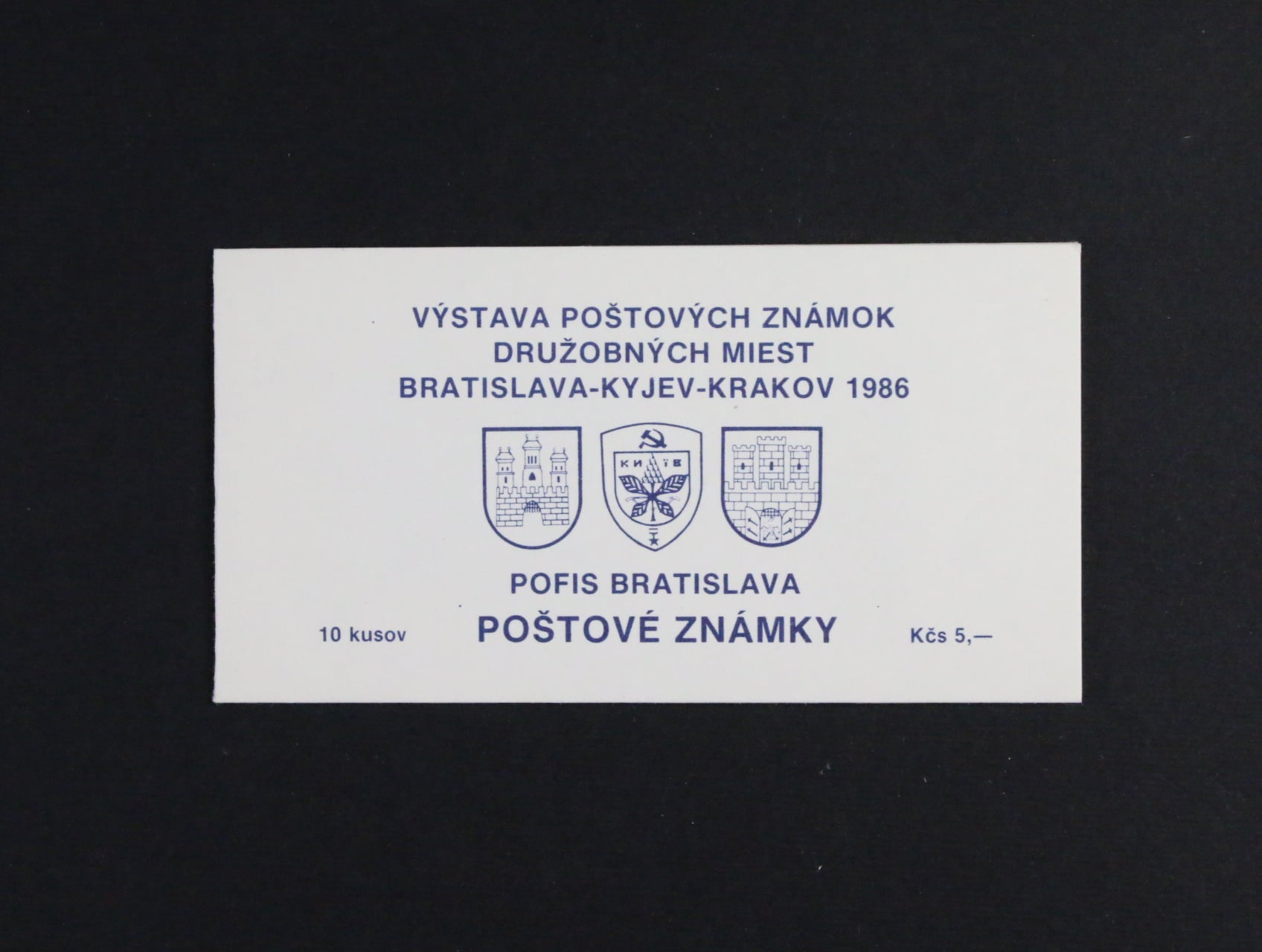 Známkový sešítek ZS-56