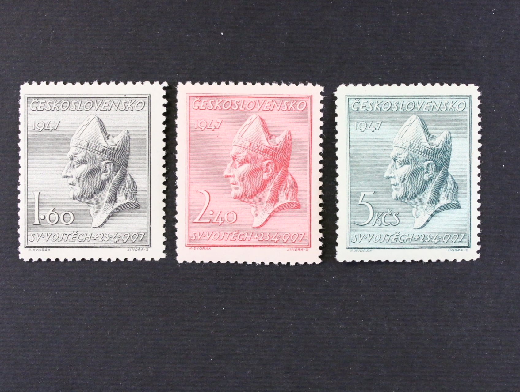 zn. č. 450-452, 950. výročí smrti svatého Vojtěcha
