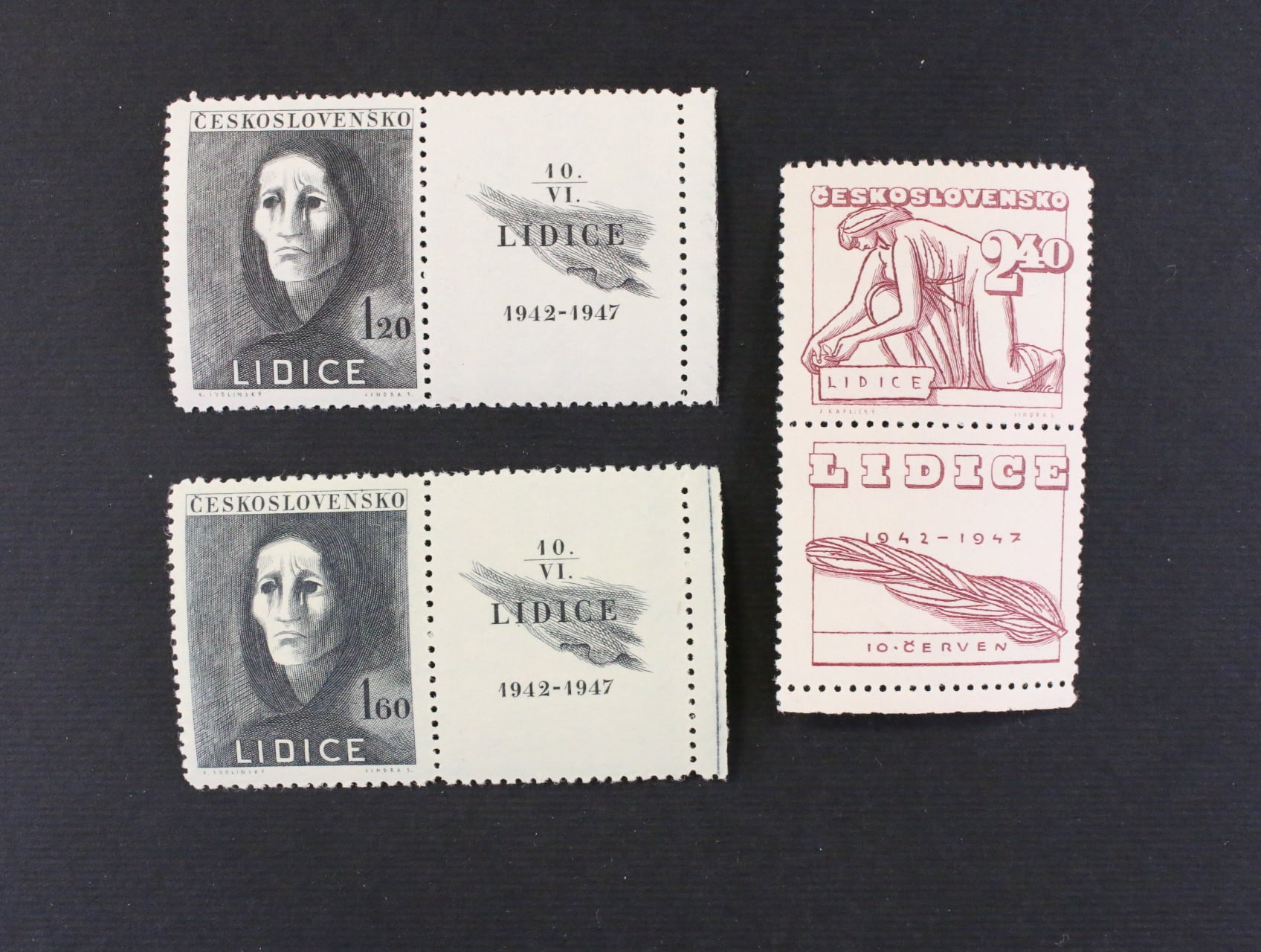 zn. č. 453-54KP 455KD, 5. výročí vyhlazení Lidic