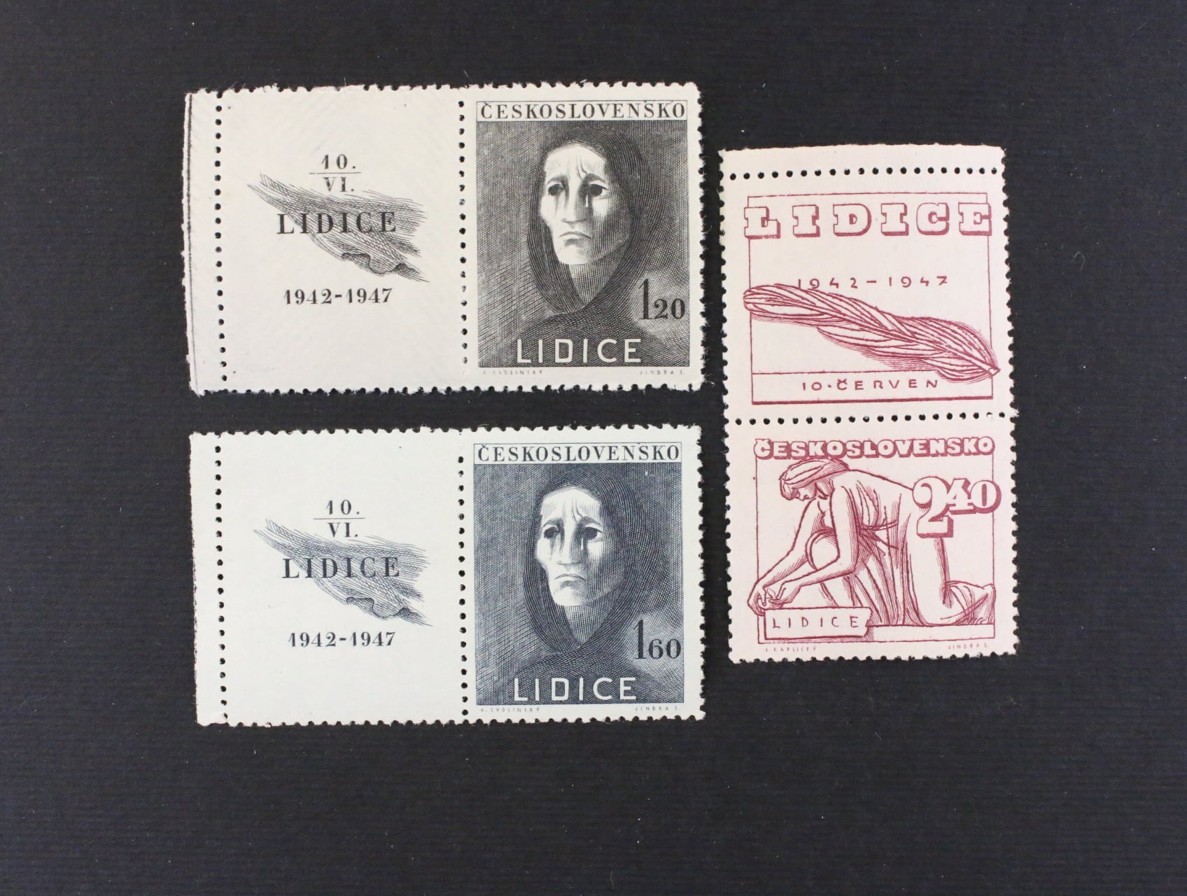 zn. č. 453-54KL 455KH, 5. výročí vyhlazení Lidic
