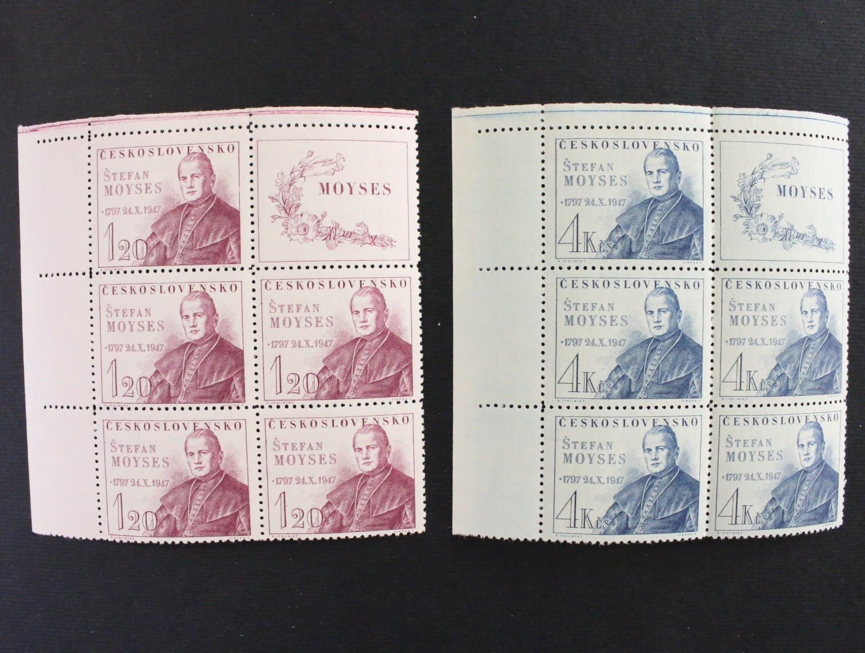 zn. č. 460-461 VK-2, 150. výročí narození Š. Moysese