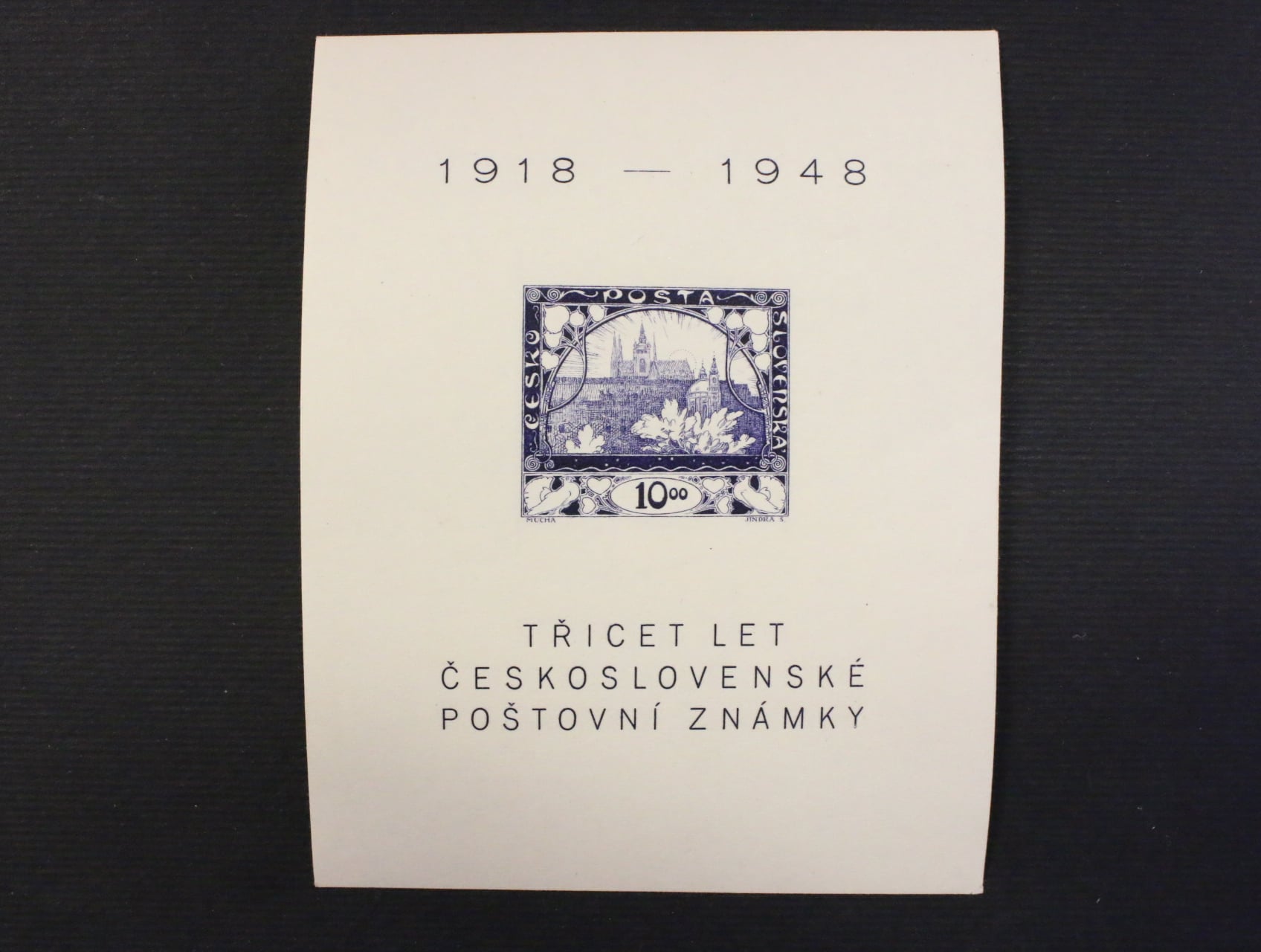 A497 3.typ G, 30 let čs. poštovní známky