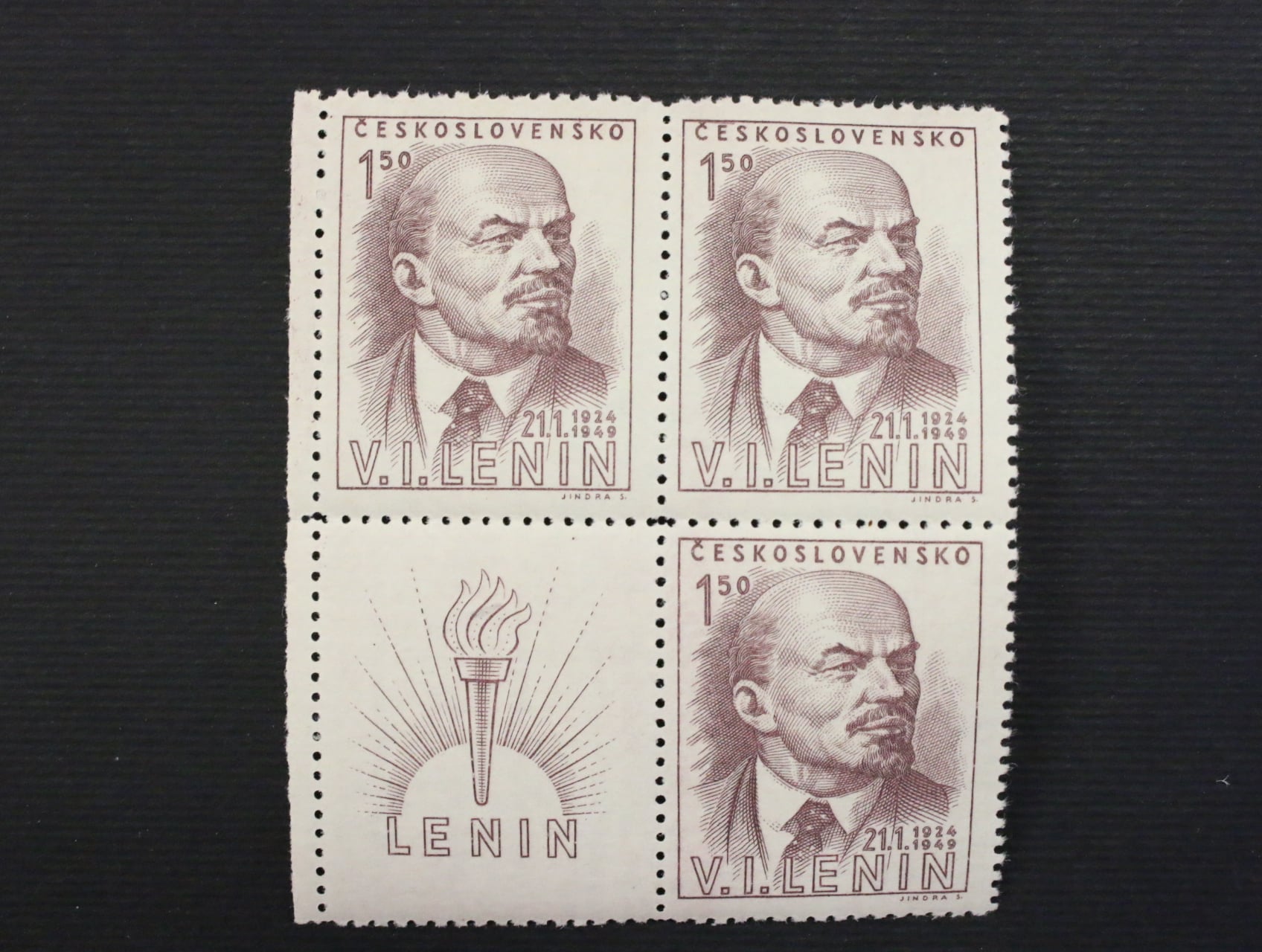 zn. č. 498 VK-3 2.typ s vadou, 25. výročí úmrtí V.I. Lenina
