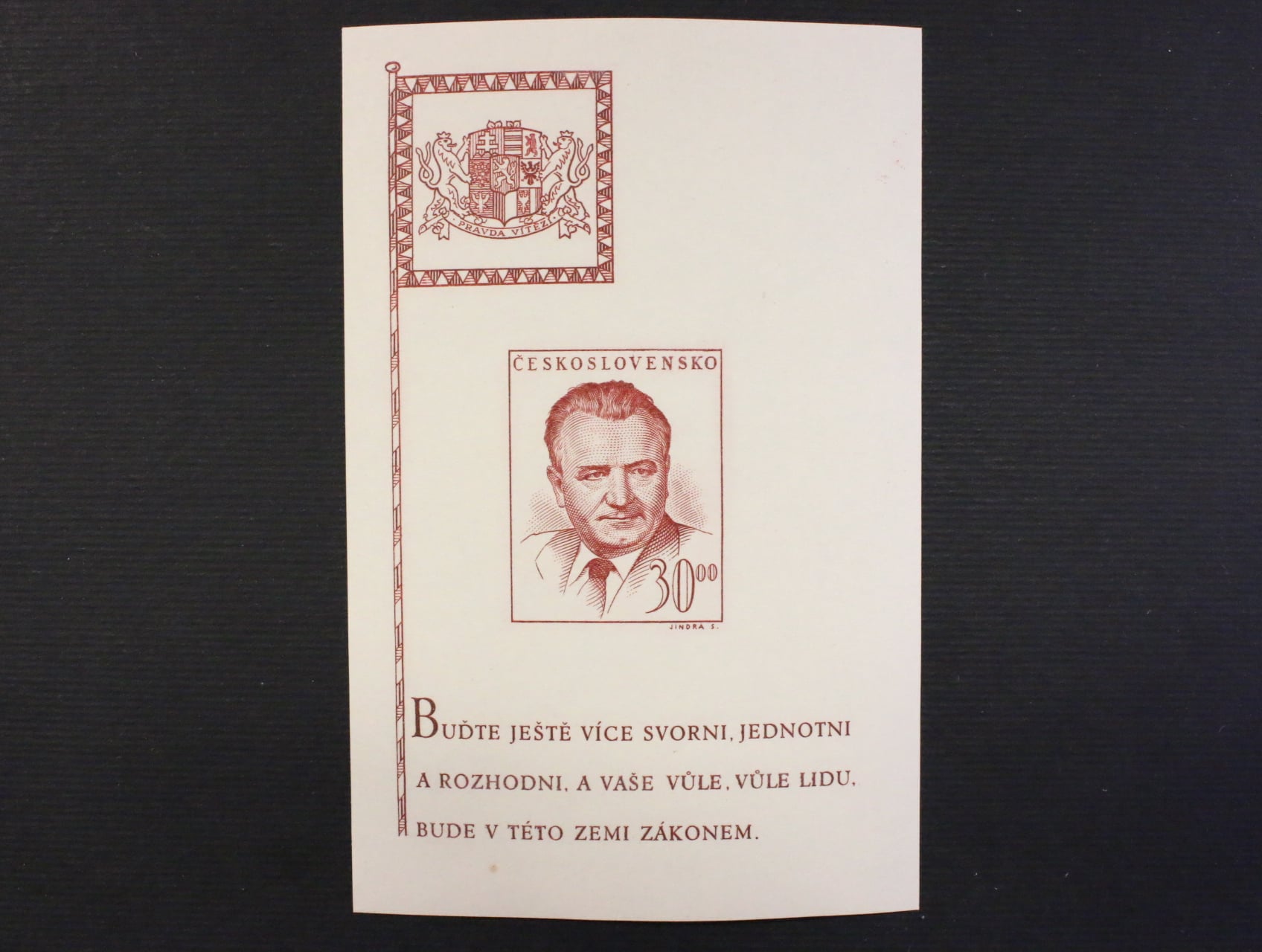zn. č. A492 typ 1, 52. narozeniny K. Gottwalda