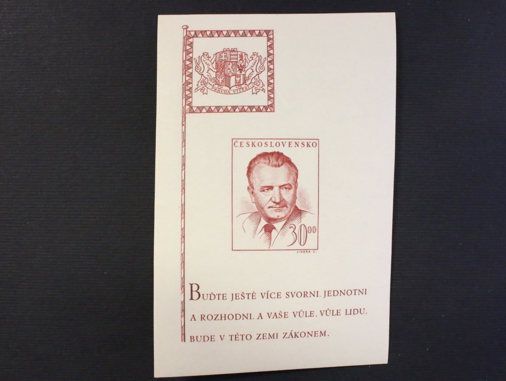 zn. č. A492 typ 3, 52. narozeniny K. Gottwalda