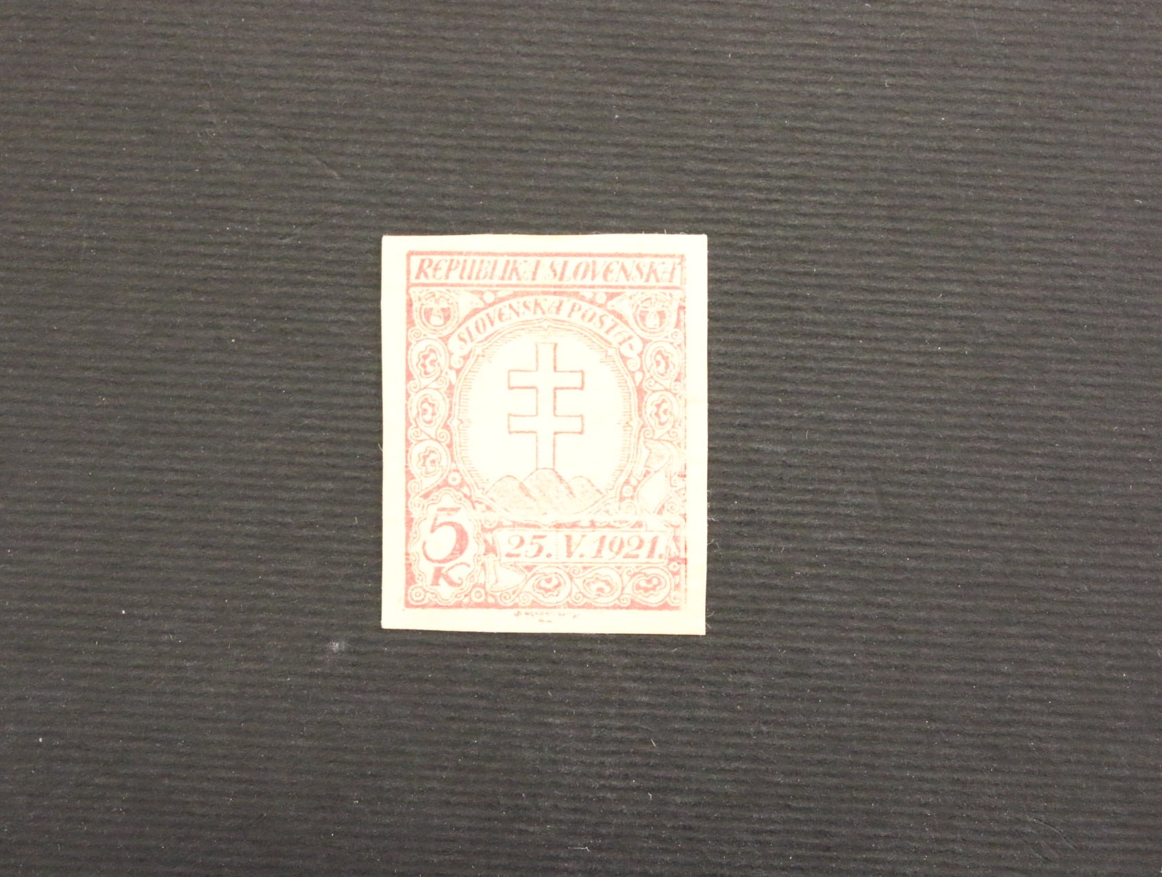 jehličkuv navrh na zn. 5K z r. 1921