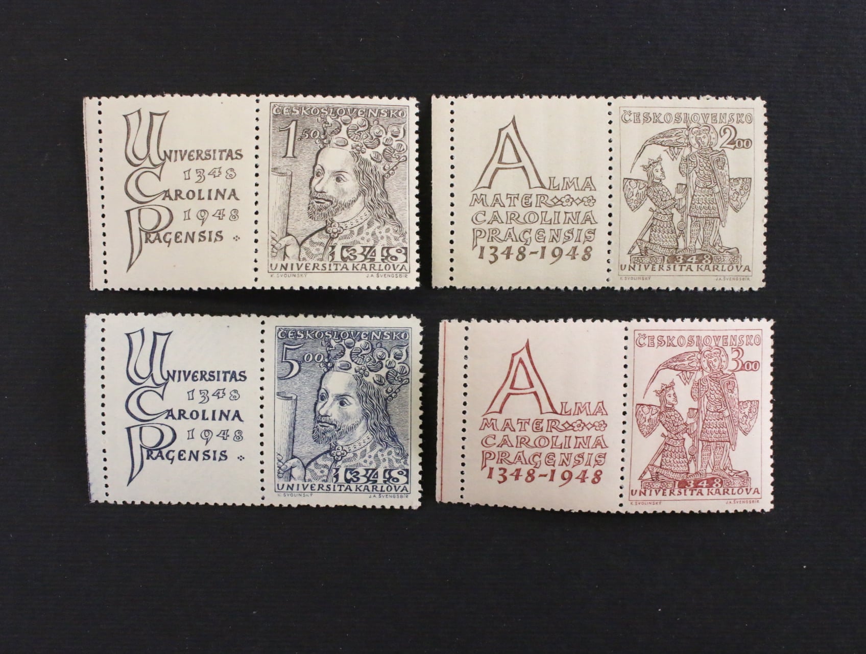 zn. č. 470-473 KL, 600. výročí založení Karlovy univerzity
