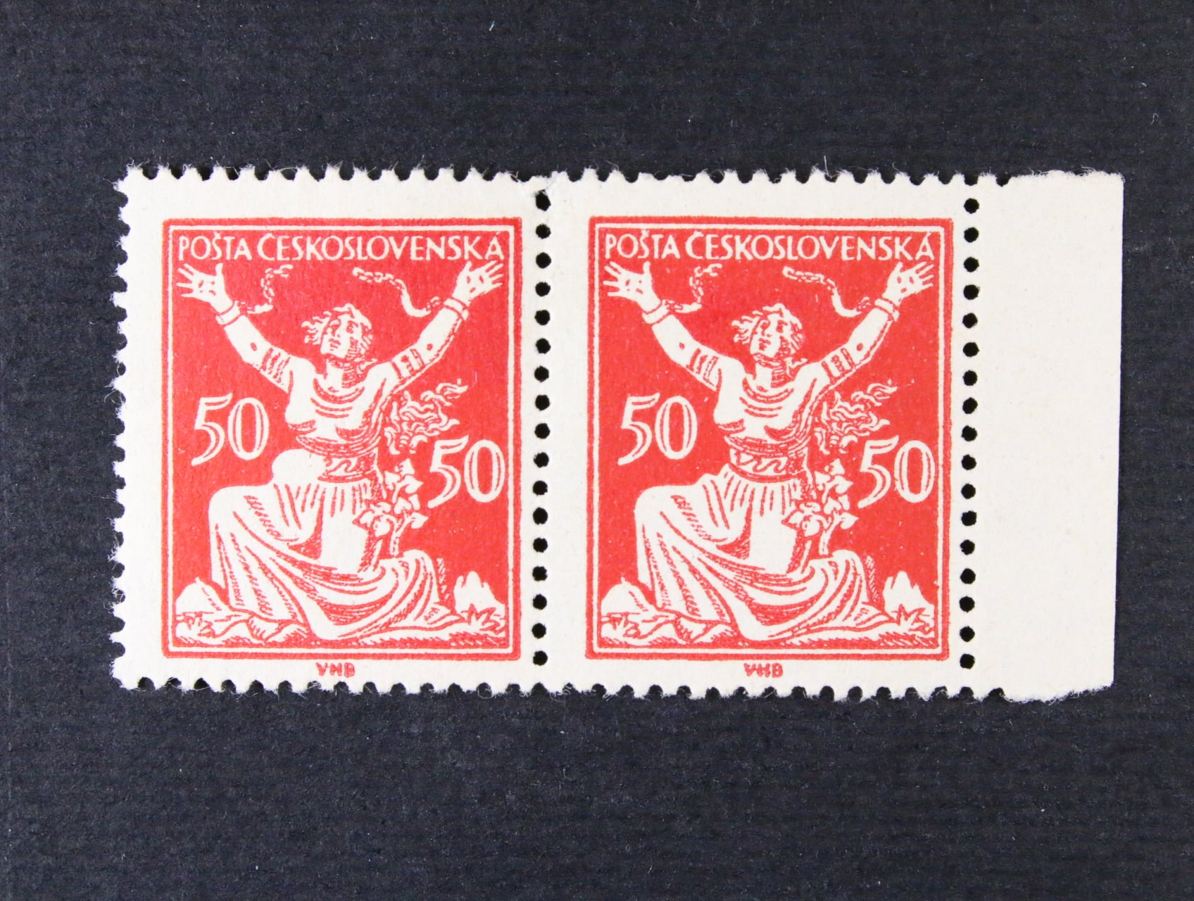 Zn. č. 155 DV (vajíčko), ve krajové dvoupásce