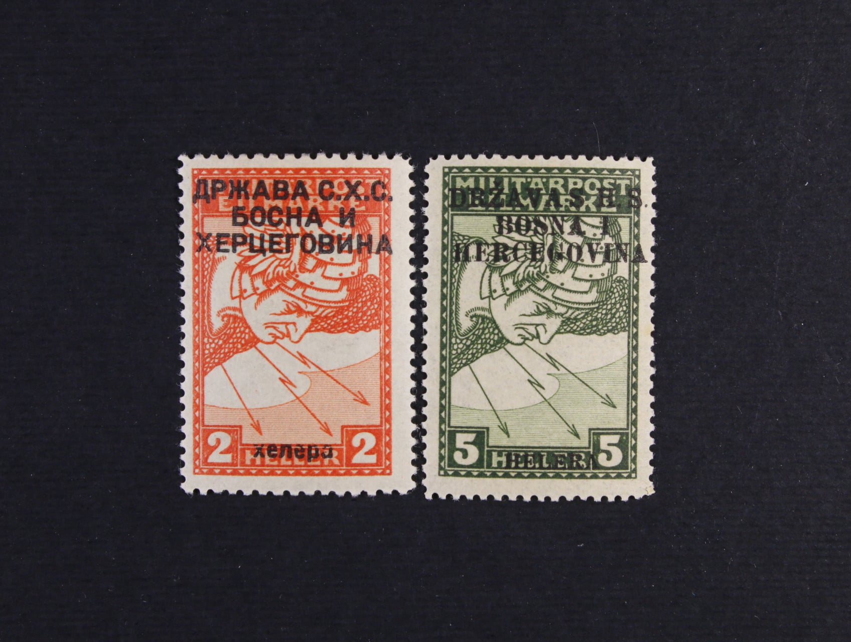zn. Mi. č. 17 II B, 18 II B, 350 ME