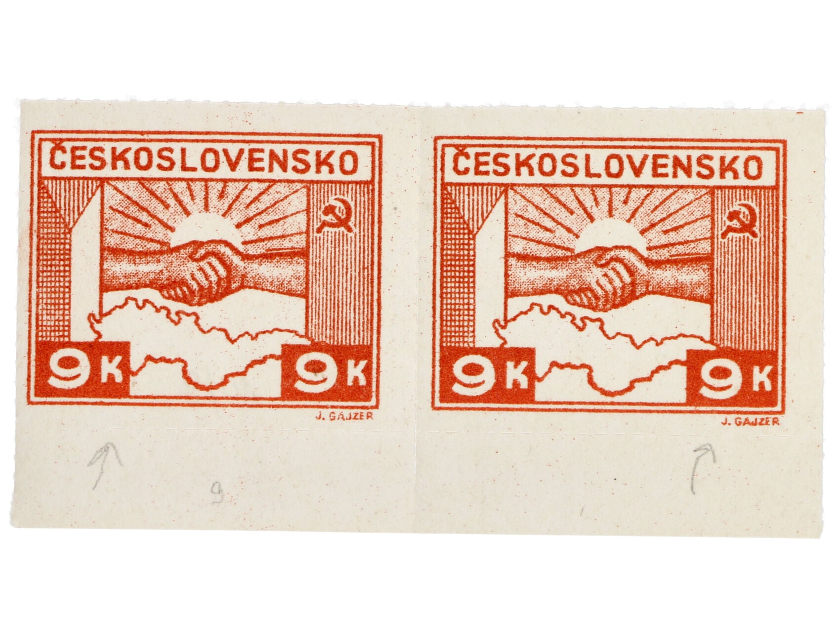 357 2 páska, 1x vynechaný perf. otvor