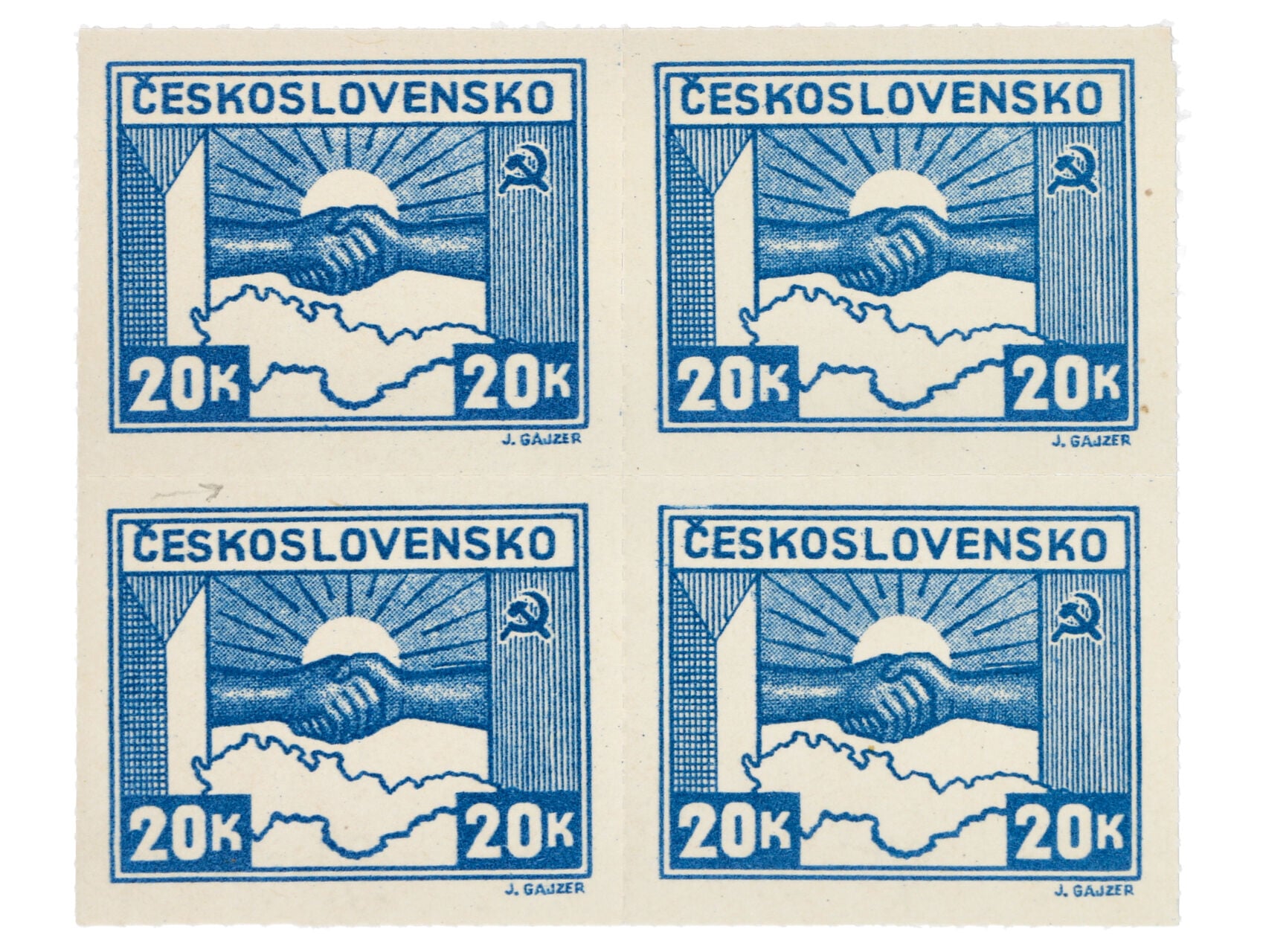 359 4blok, 1x vynechaný perf. otvor