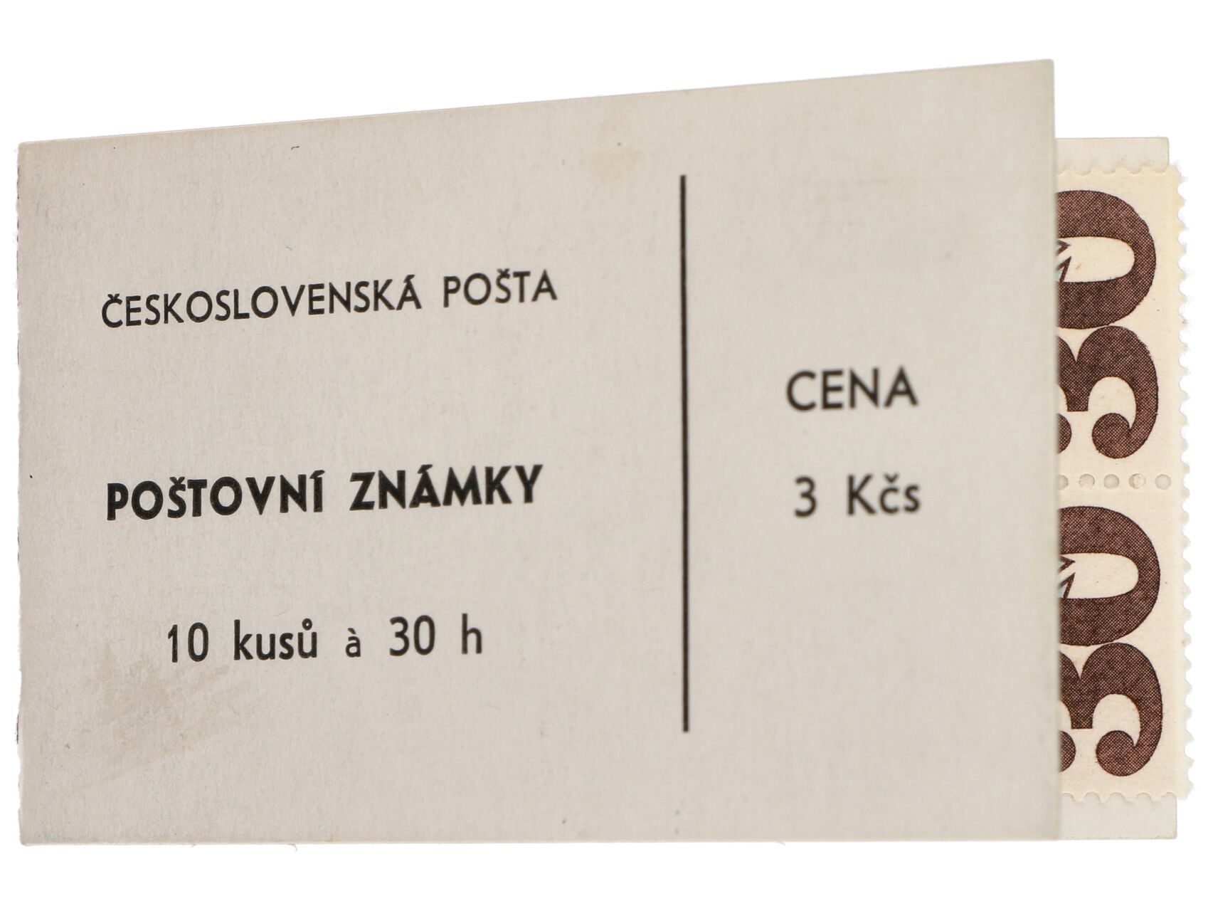 Známkový sešítek ZS-3