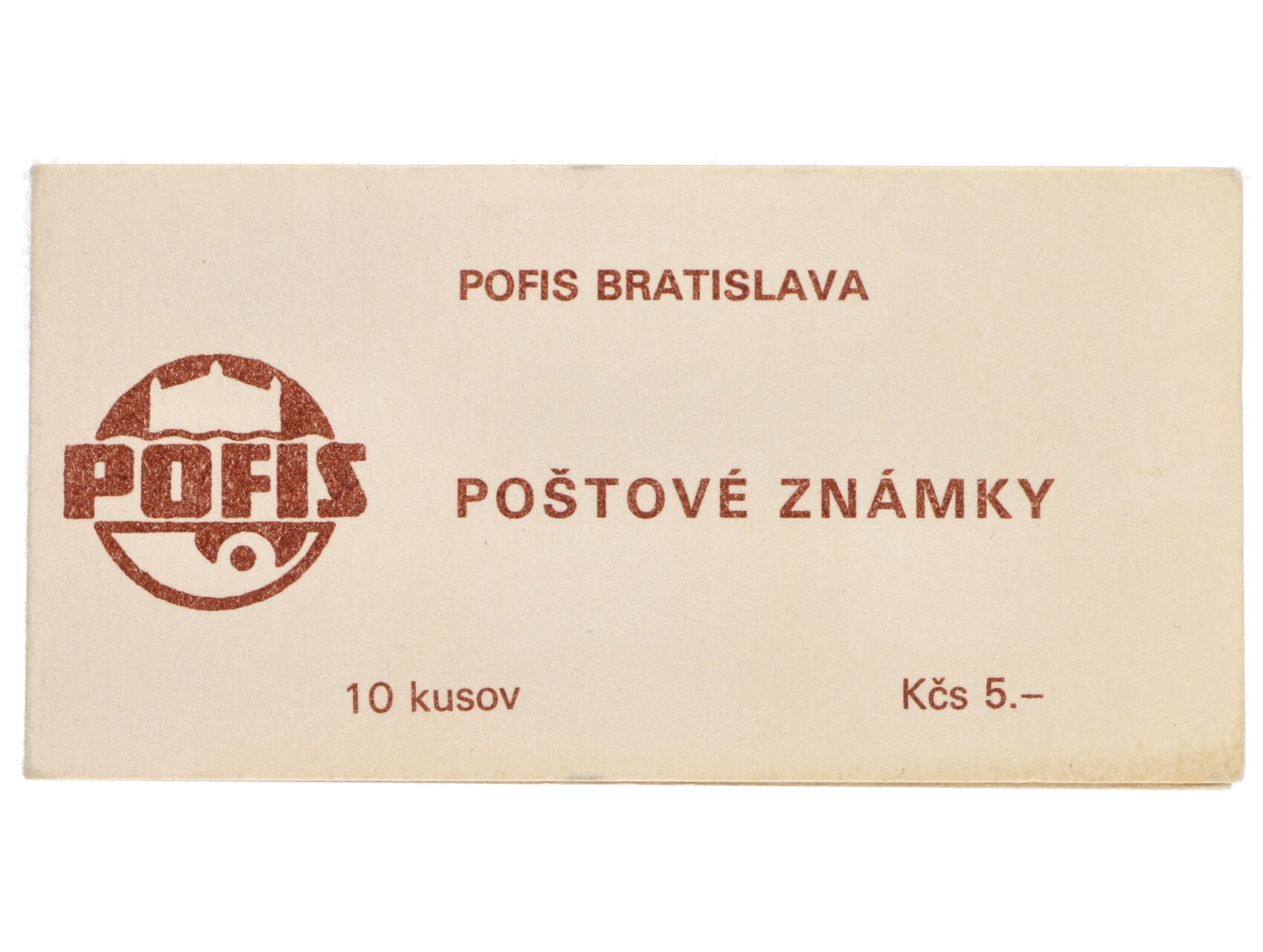 Známkový sešítek ZS-19