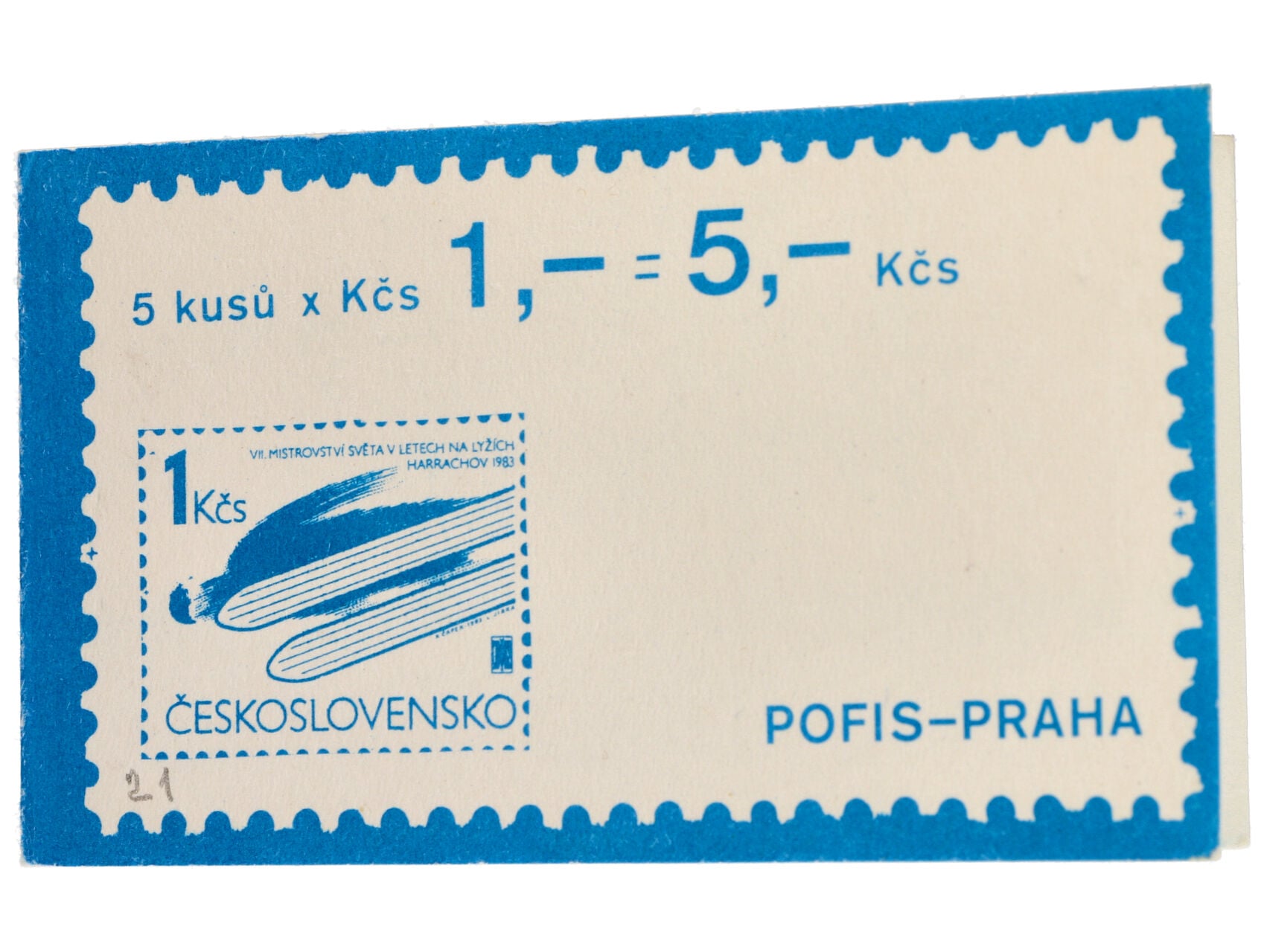 Známkový sešítek ZS-21