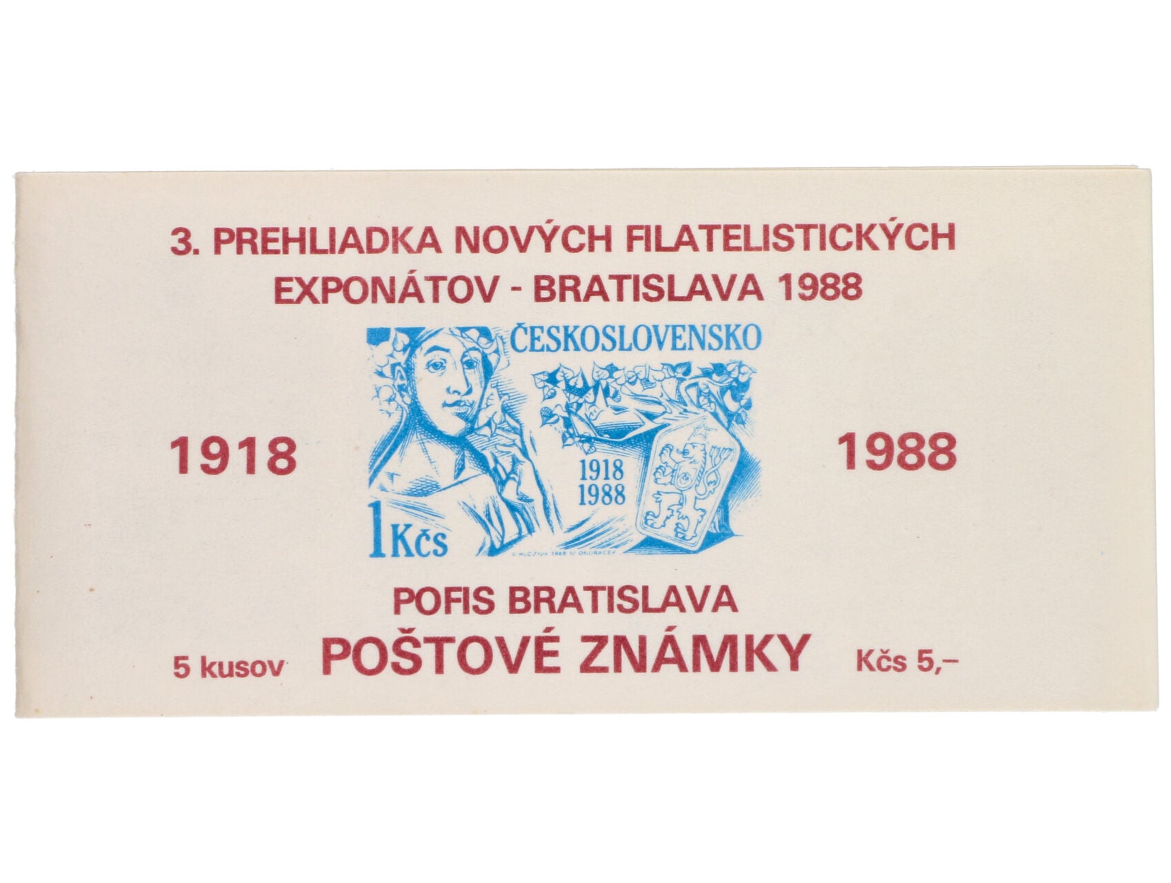 Známkový sešítek ZS-69