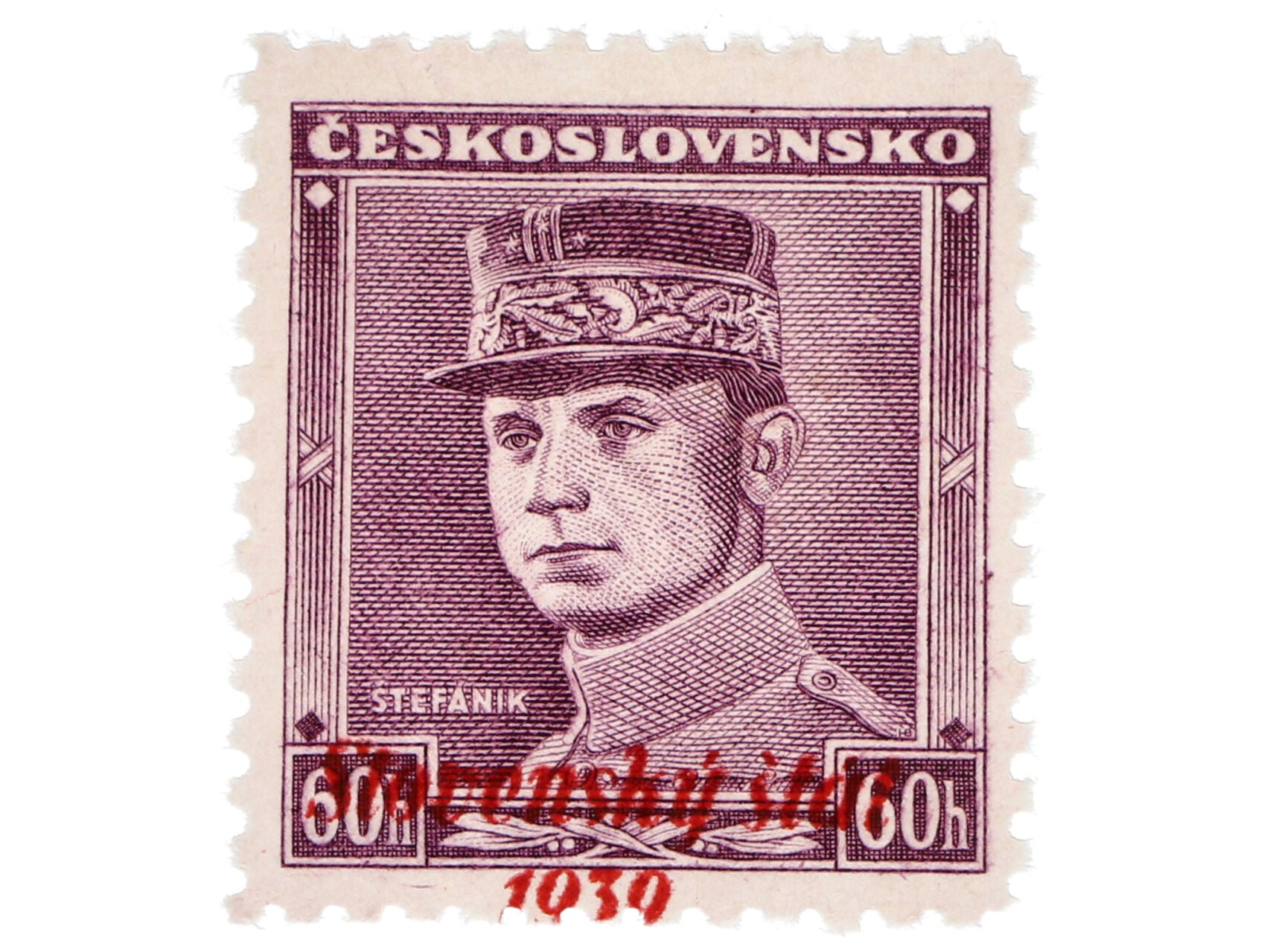 Zn. 10 ZPP, posun přetisku dolů, zk. Kozák
