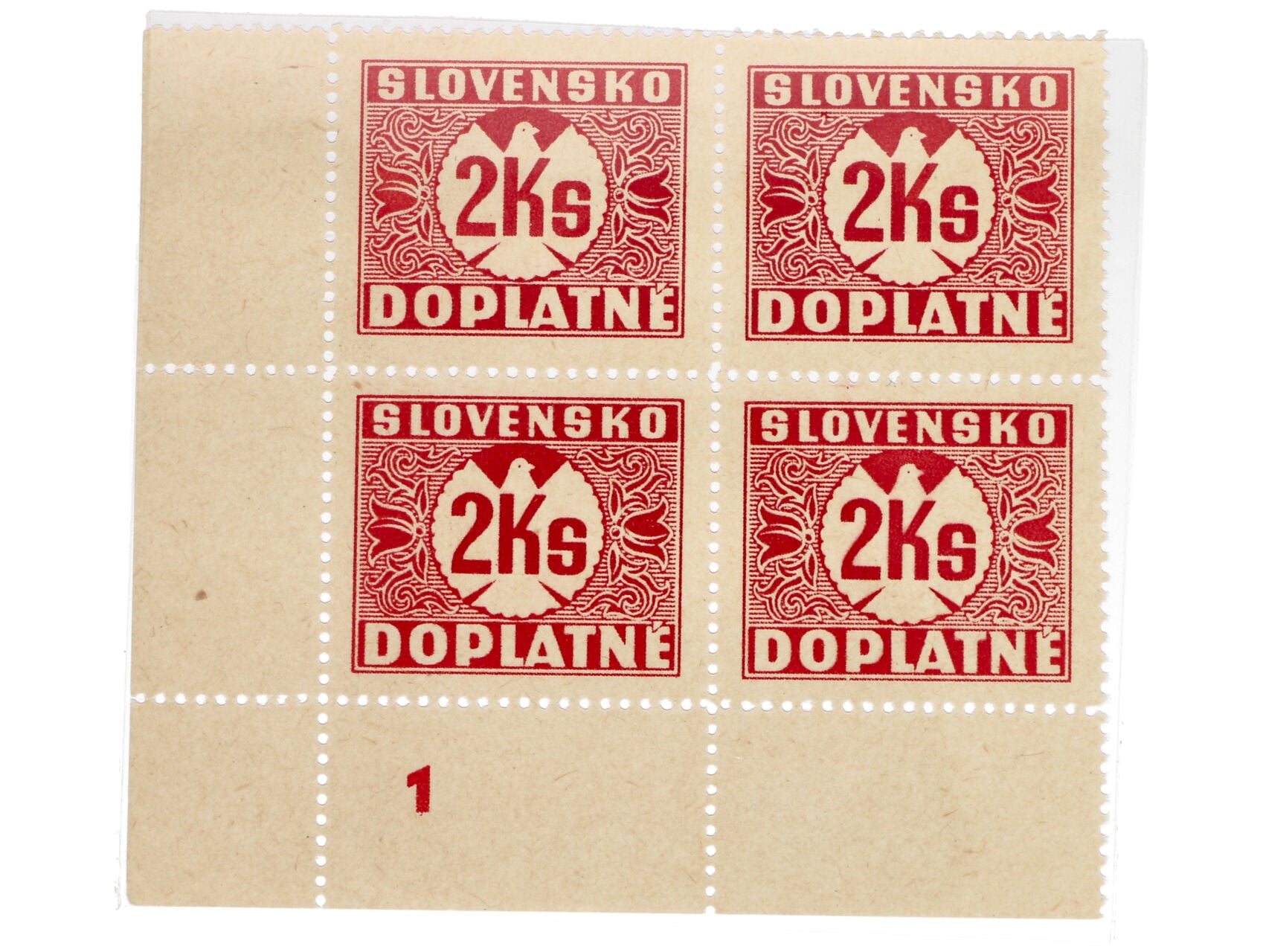 Zn. D9x, rohový 4-blok DČ 1