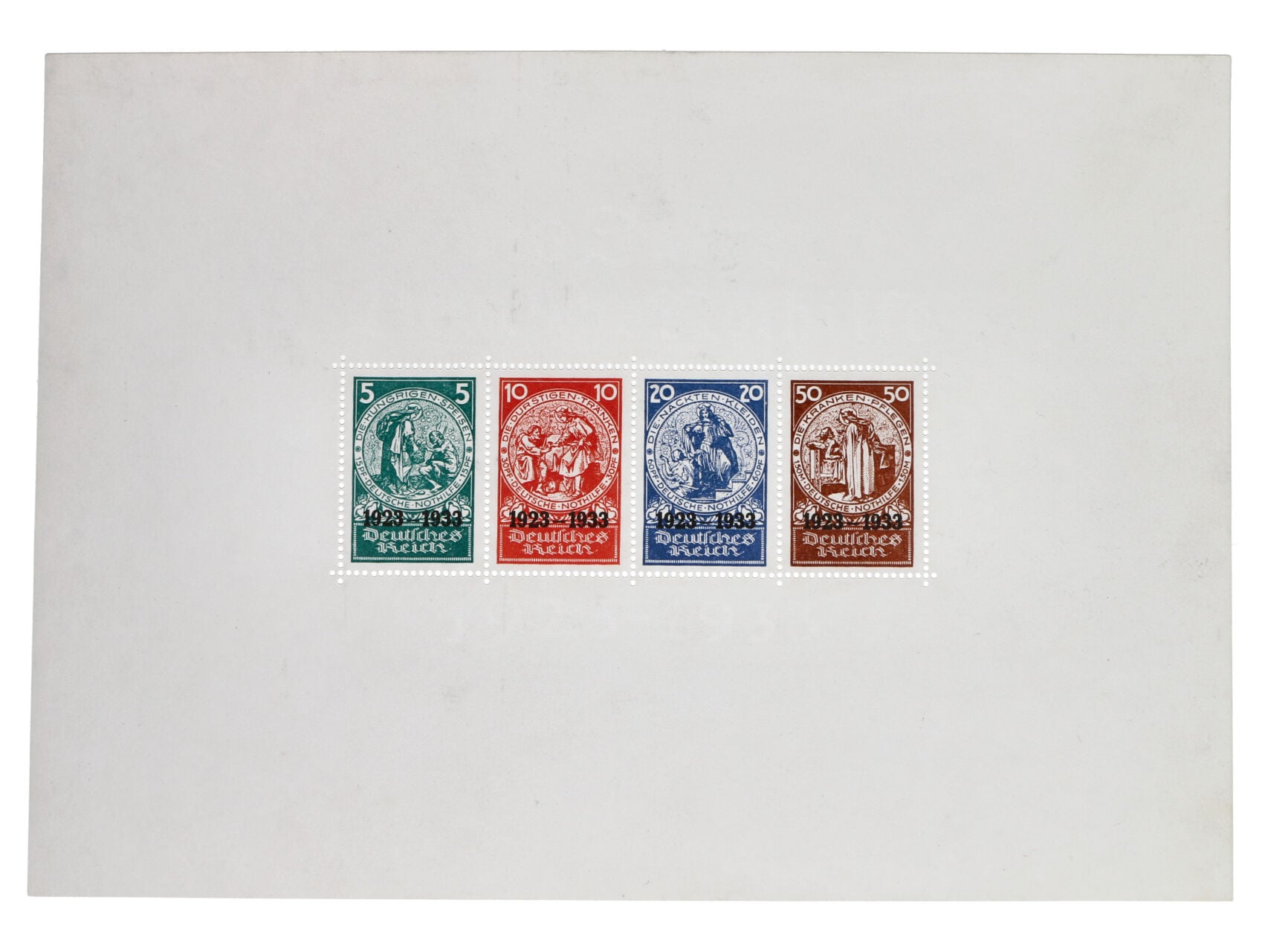 zn. Mi. 508-511 / Bl. 2, bez lepu
